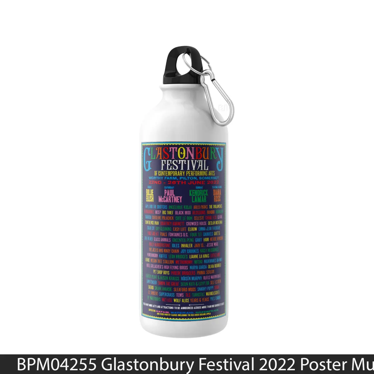 Botol Glastonbury Festival 2022 - Music Sport Bottle