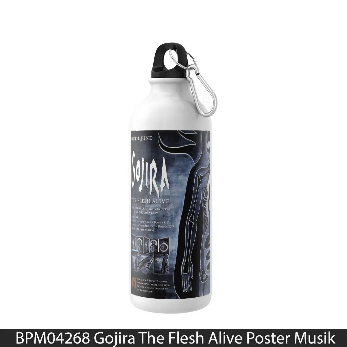 Botol Gojira The Flesh Alive - Music Sport Bottle