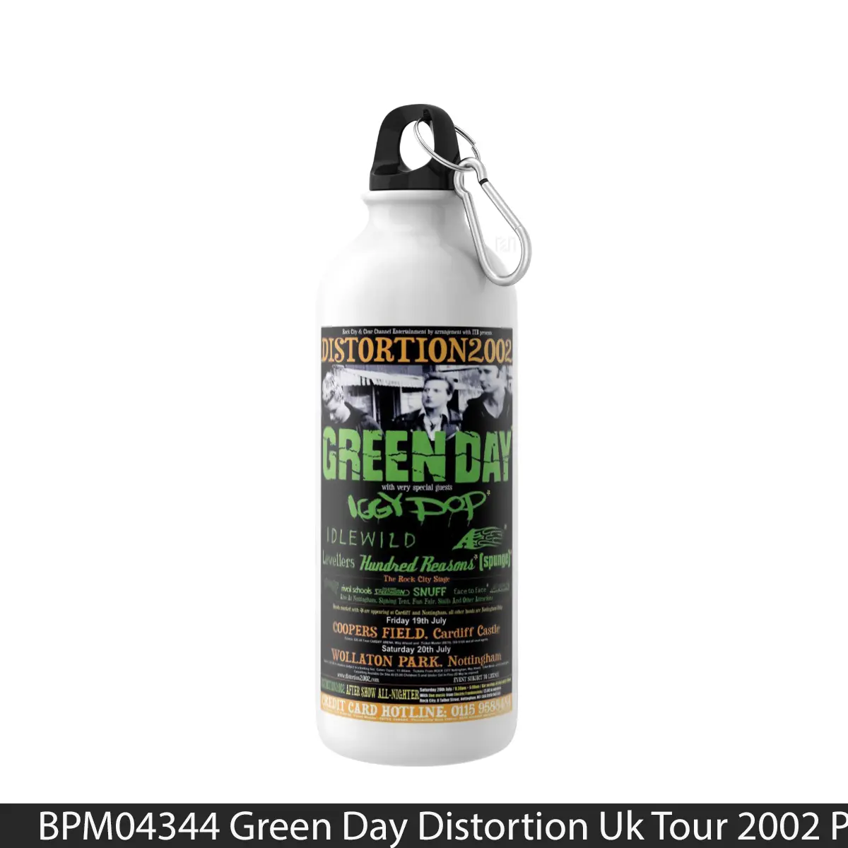 Botol Green Day Distortion Uk Tour 2002 - Music Sport Bottle