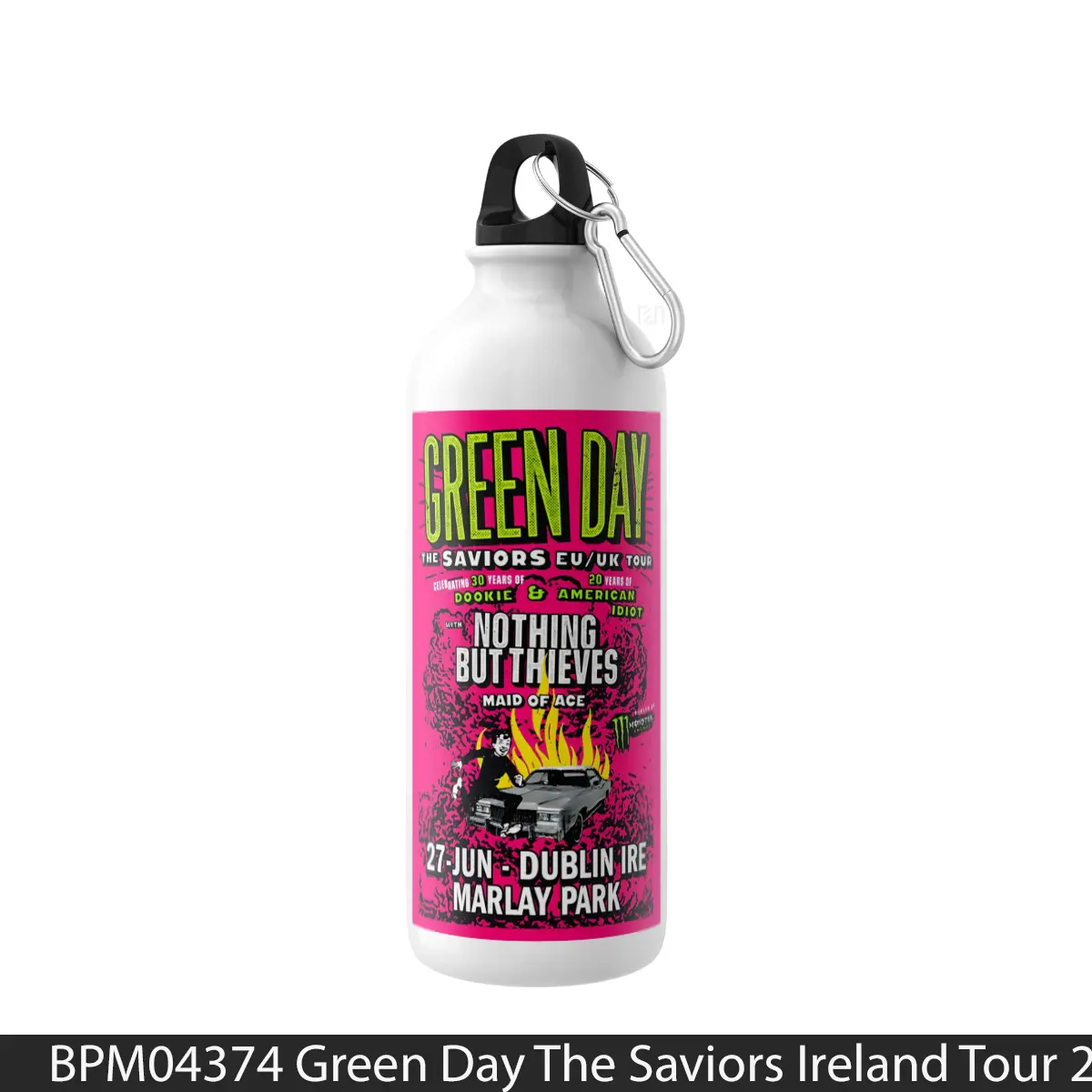 Botol Green Day The Saviors Ireland Tour 2024 Dublin - Music Sport Bottle