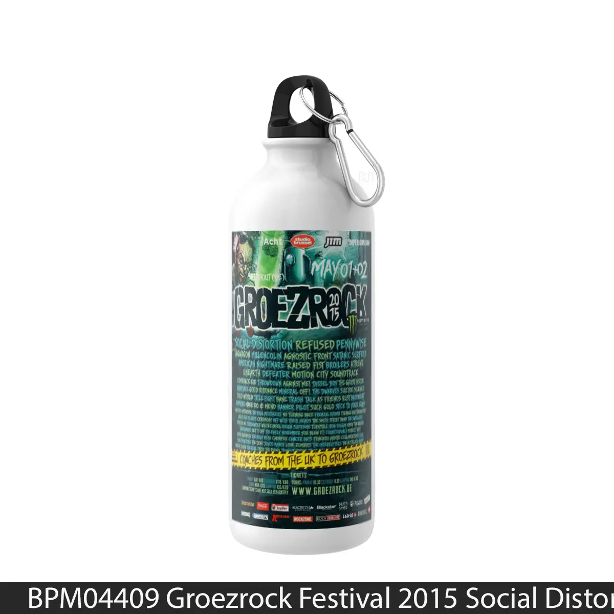 Botol Groezrock Festival 2015 Social Distortion - Music Sport Bottle