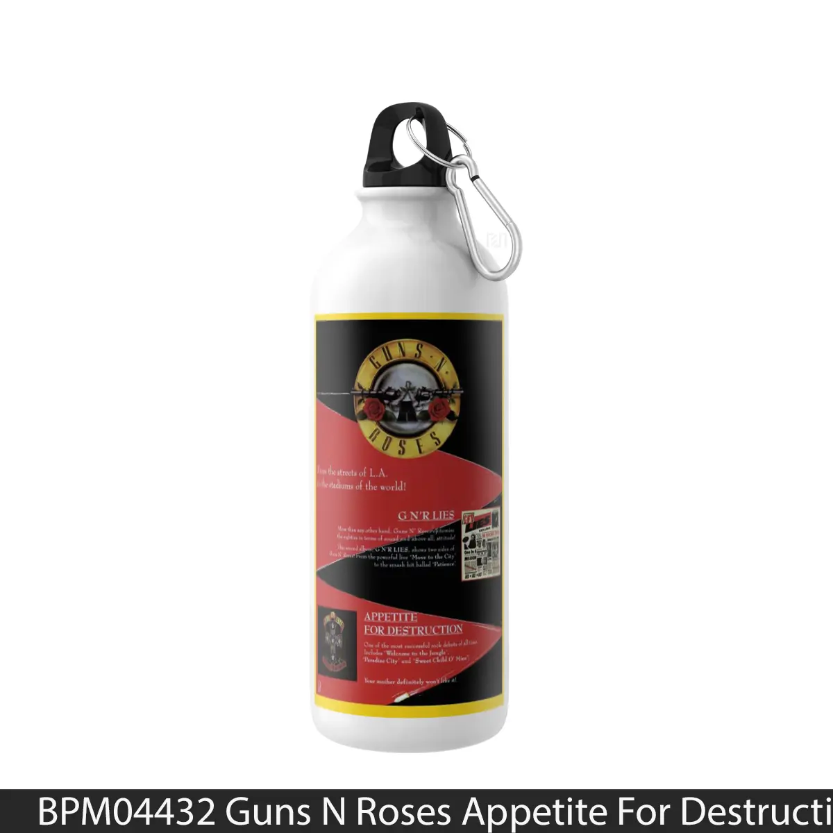 Botol Guns N Roses Appetite For Destruction 1 - Music Sport Bottle
