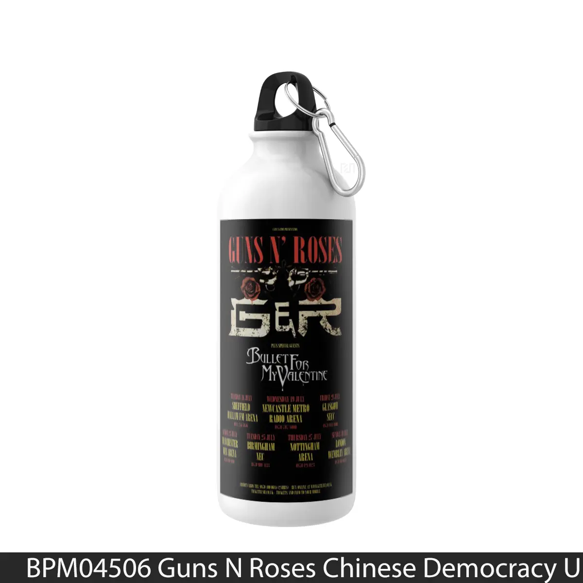 Botol Guns N Roses Chinese Democracy Uk Tour 2006 - Music Sport Bottle