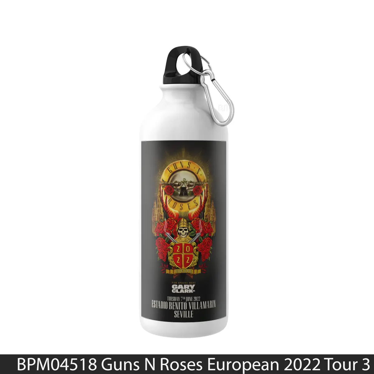Botol Guns N Roses European 2022 Tour 3 - Music Sport Bottle