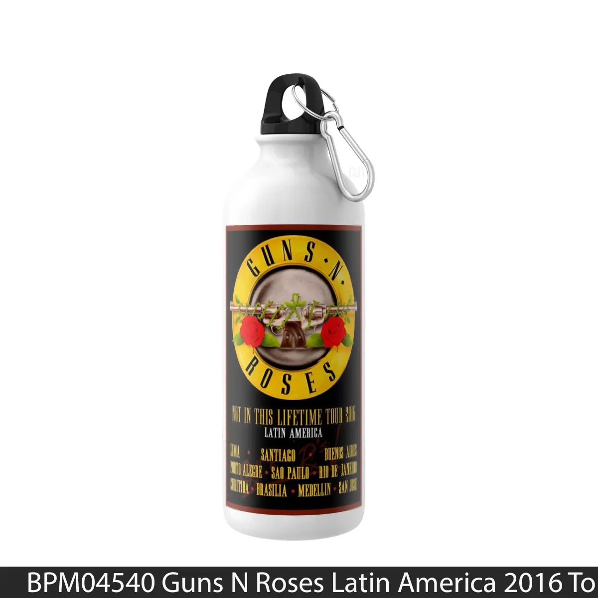 Botol Guns N Roses Latin America 2016 Tour - Music Sport Bottle