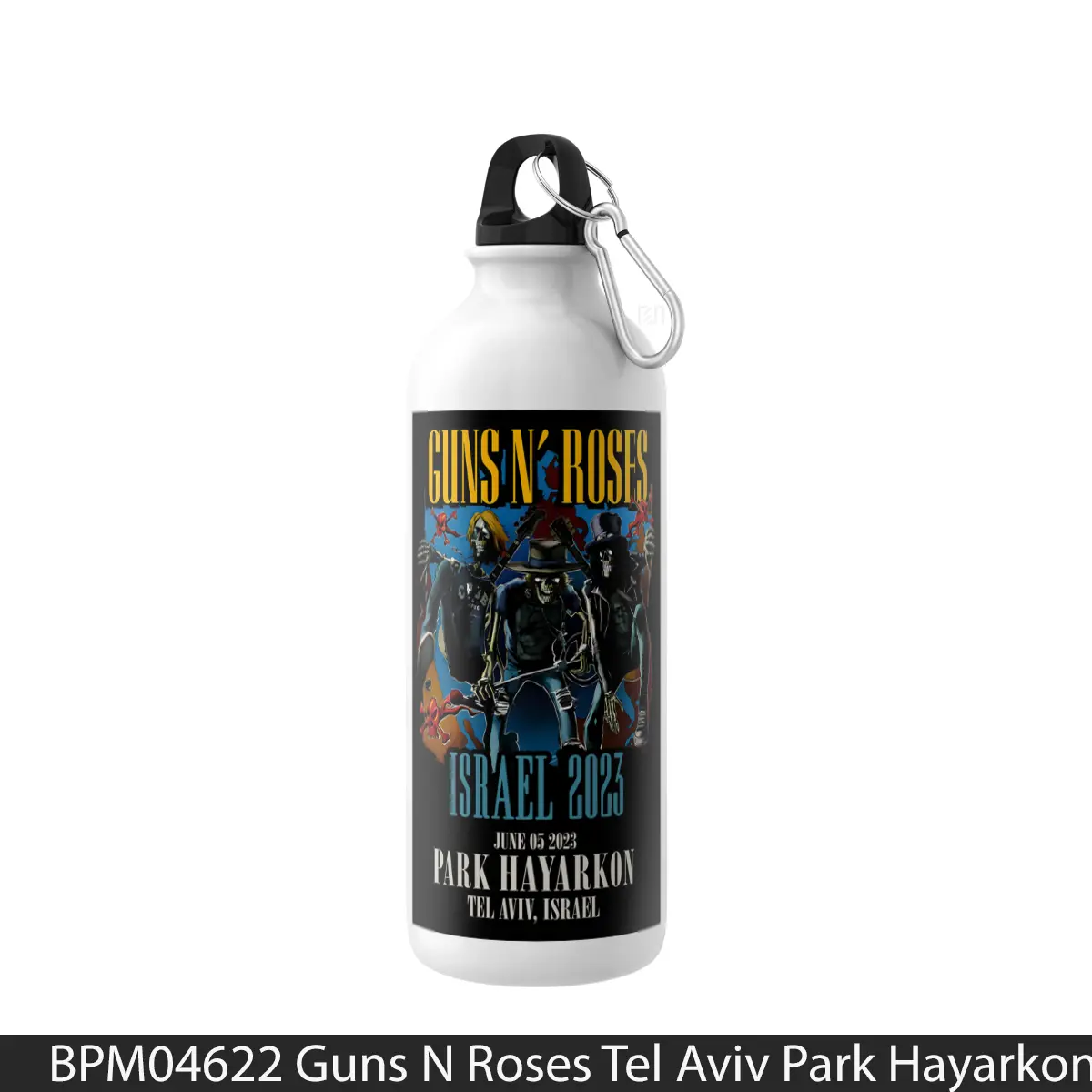 Botol Guns N Roses Tel Aviv Park Hayarkon 2023 Tour - Music Sport Bottle