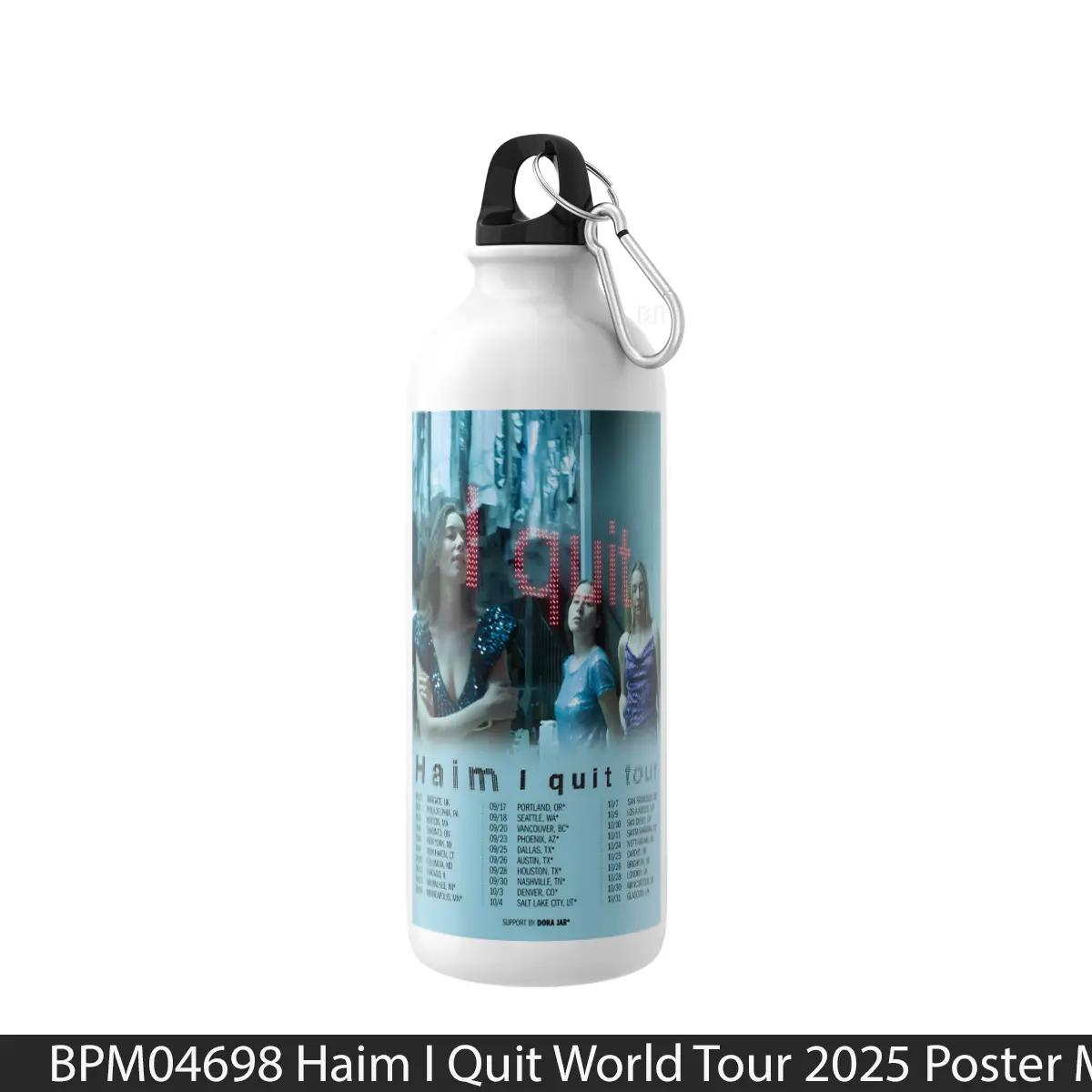Botol Haim I Quit World Tour 2025 - Music Sport Bottle