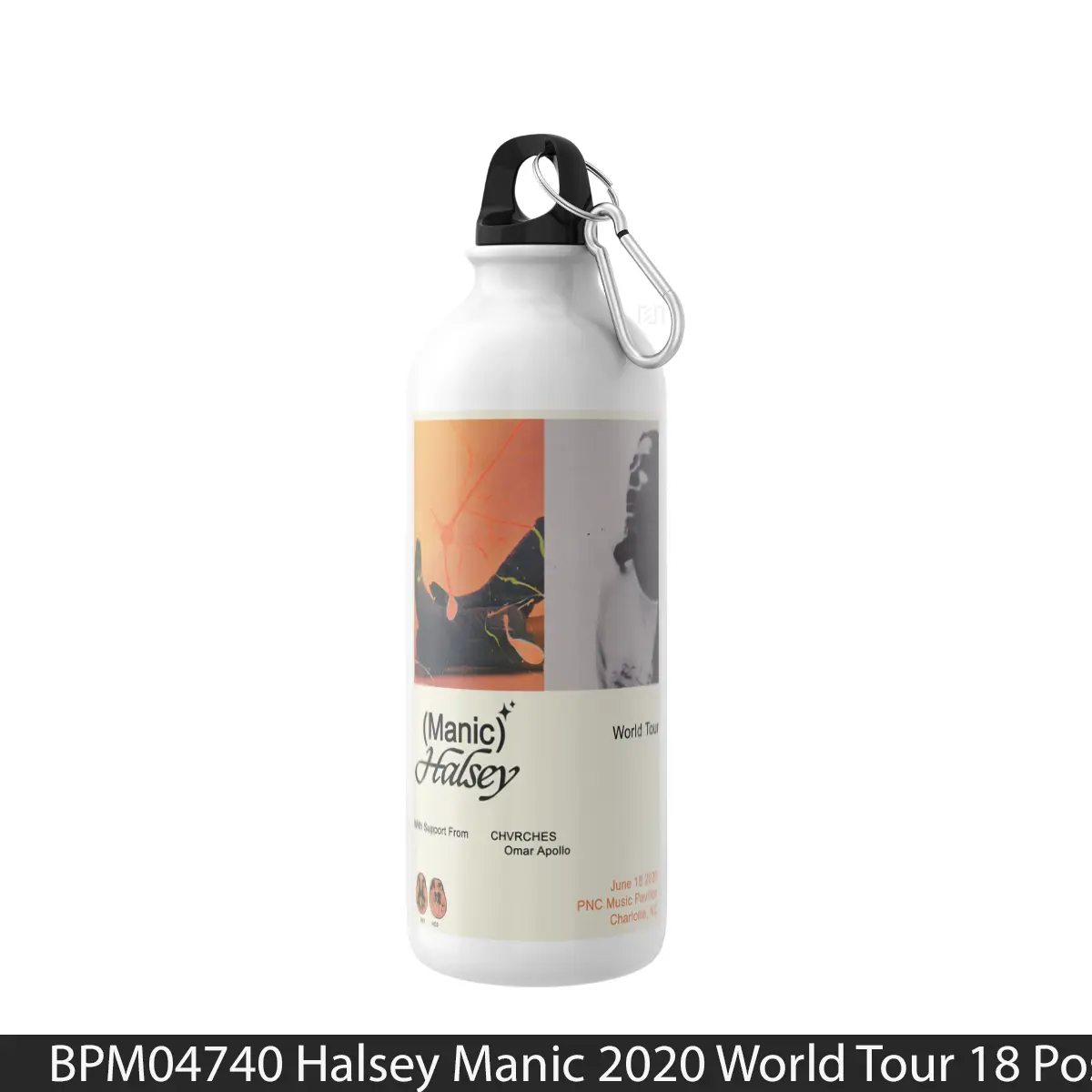 Botol Halsey Manic 2020 World Tour 18 - Music Sport Bottle