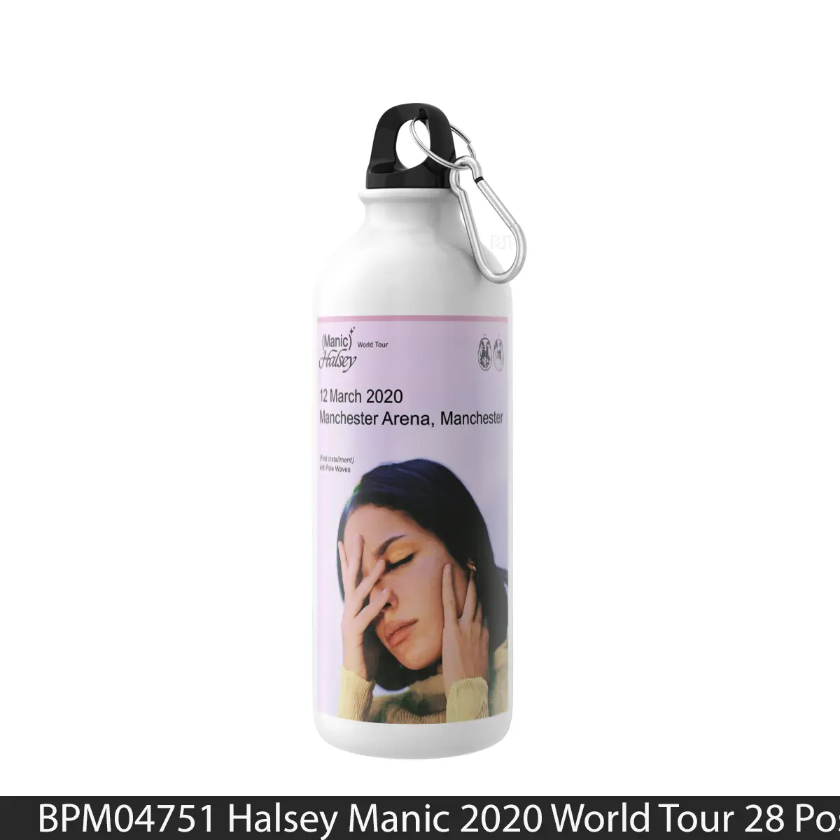 Botol Halsey Manic 2020 World Tour 28 - Music Sport Bottle