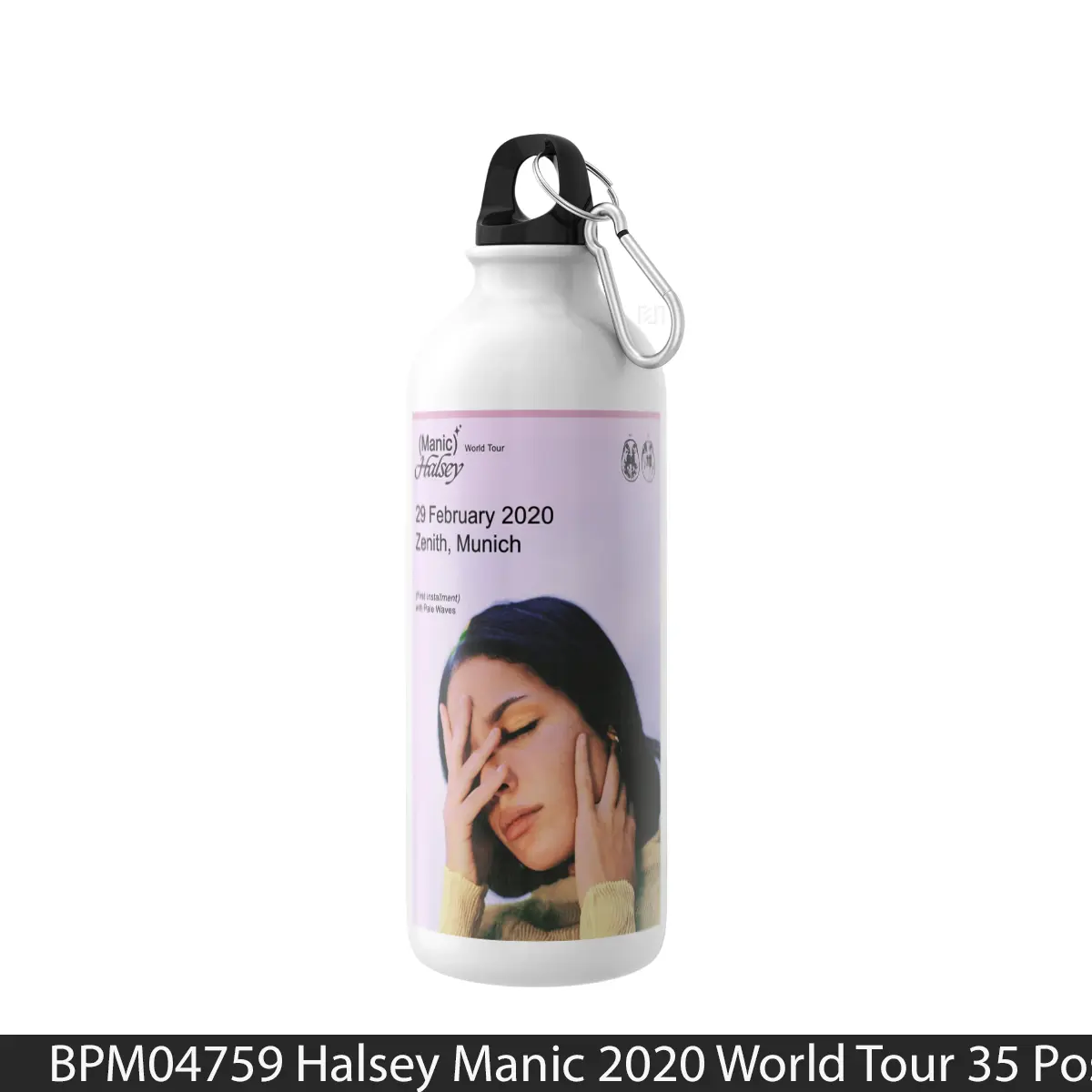 Botol Halsey Manic 2020 World Tour 35 - Music Sport Bottle