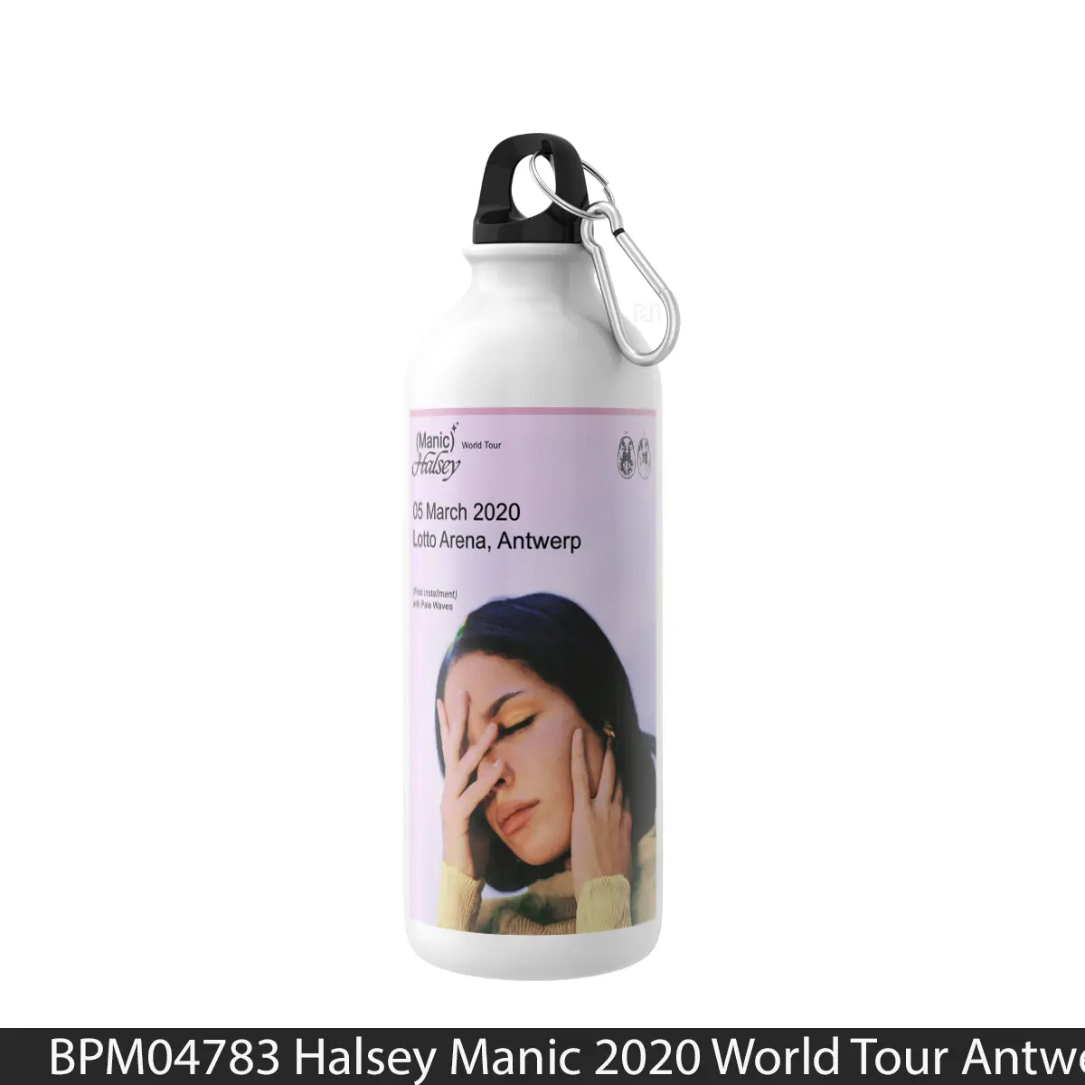 Botol Halsey Manic 2020 World Tour Antwerp Lotto Arena - Music Sport Bottle