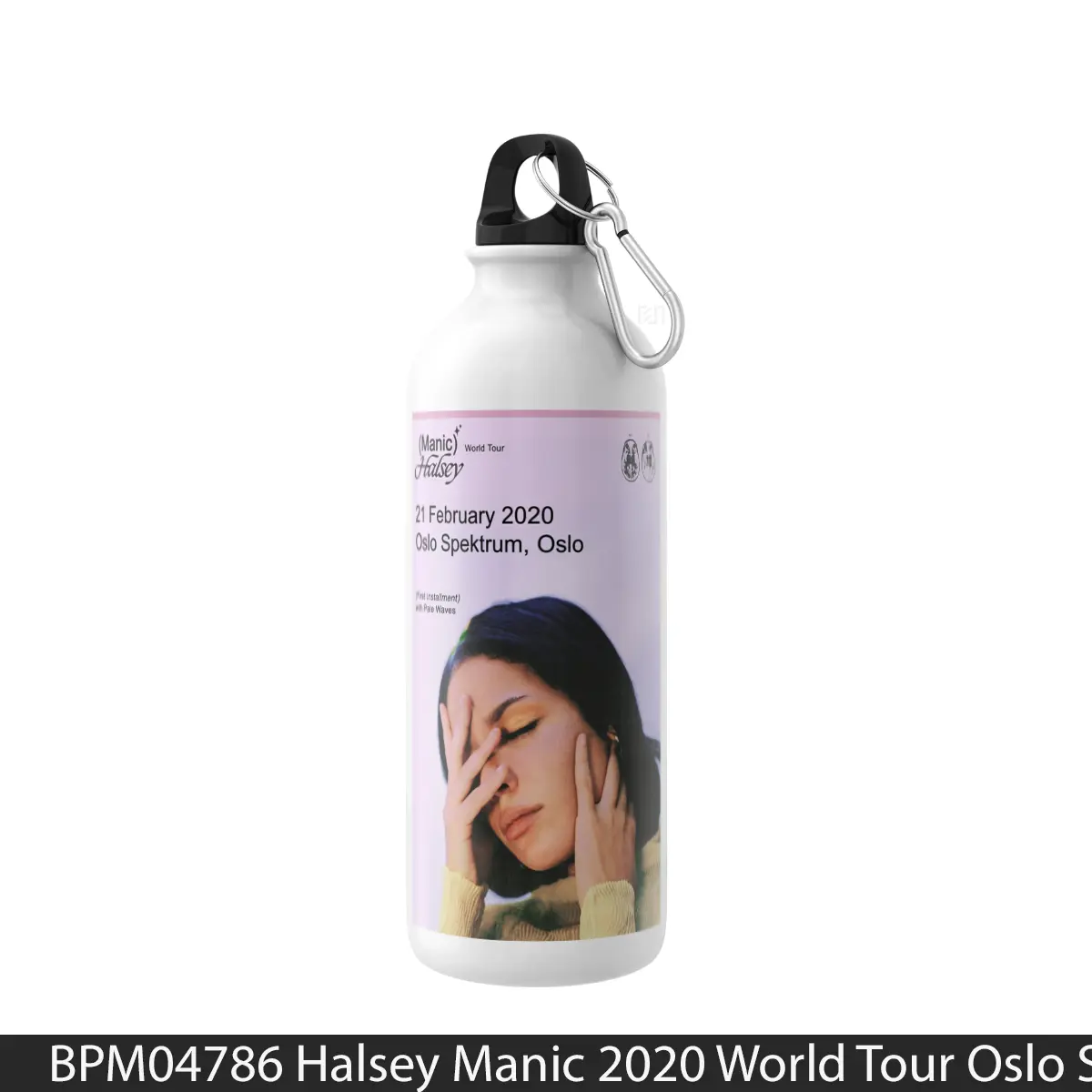 Botol Halsey Manic 2020 World Tour Oslo Spektrum - Music Sport Bottle