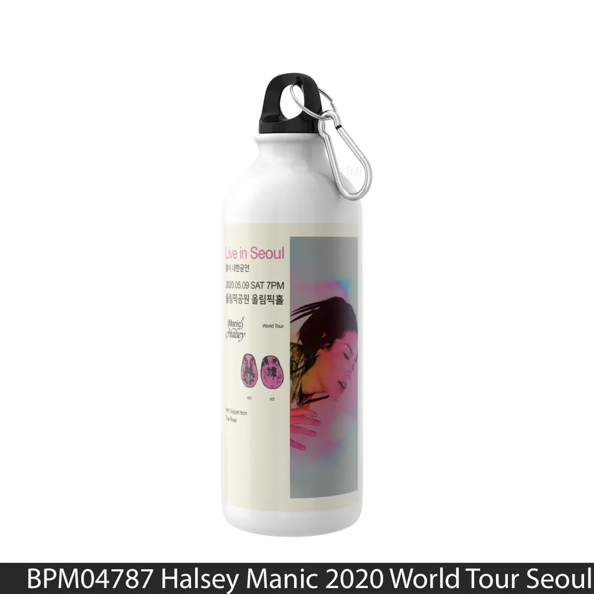 Botol Halsey Manic 2020 World Tour Seoul Olympic Hall - Music Sport Bottle