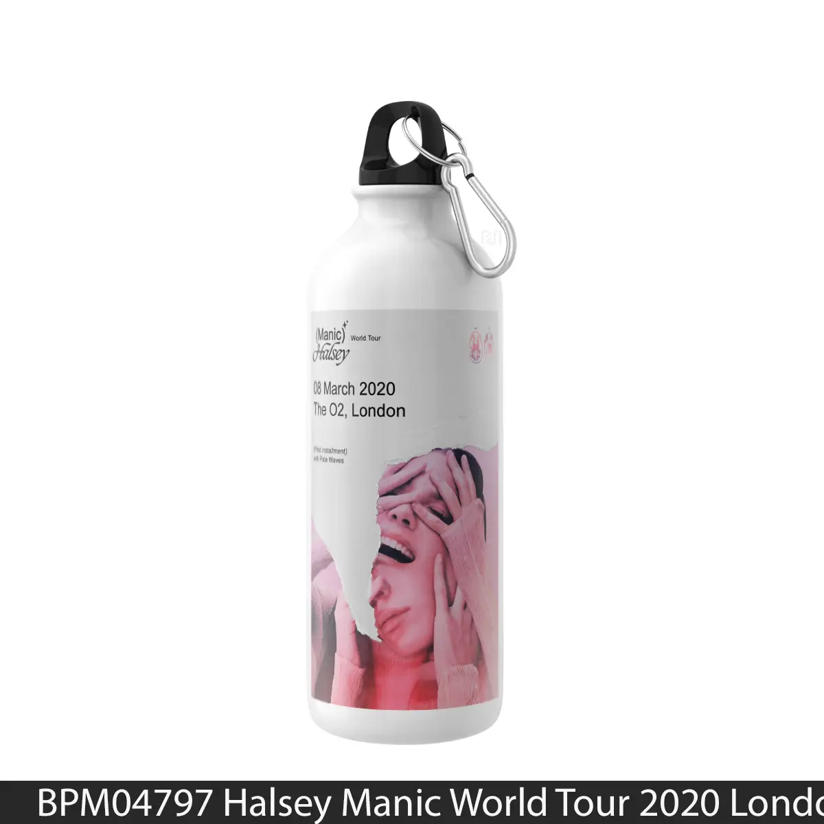 Botol Halsey Manic World Tour 2020 London - Music Sport Bottle