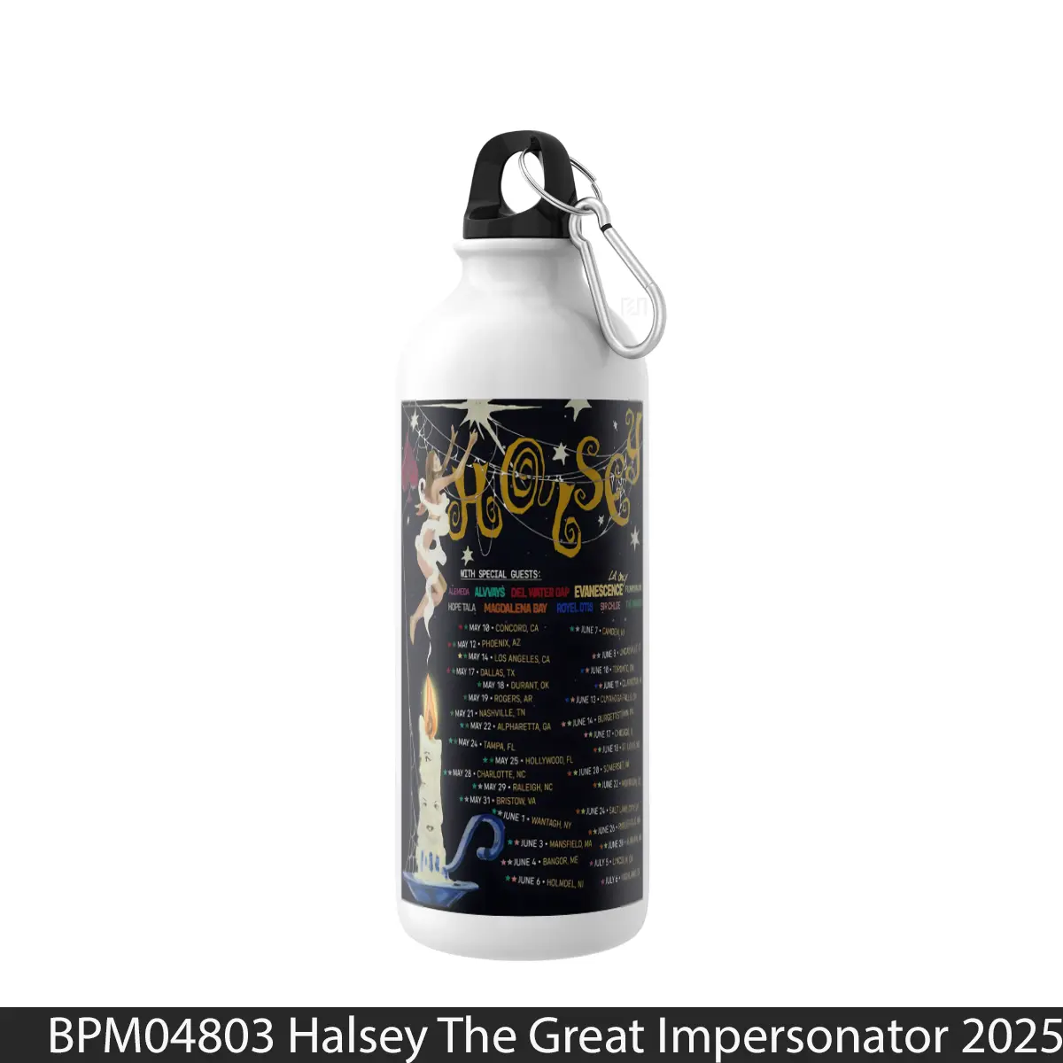 Botol Halsey The Great Impersonator 2025 North America A - Music Sport Bottle