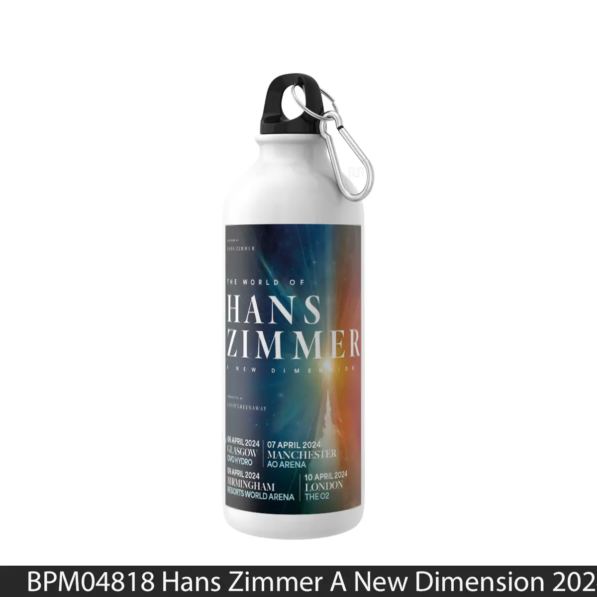 Botol Hans Zimmer A New Dimension 2024 Uk Arena Tour Pos - Music Sport Bottle