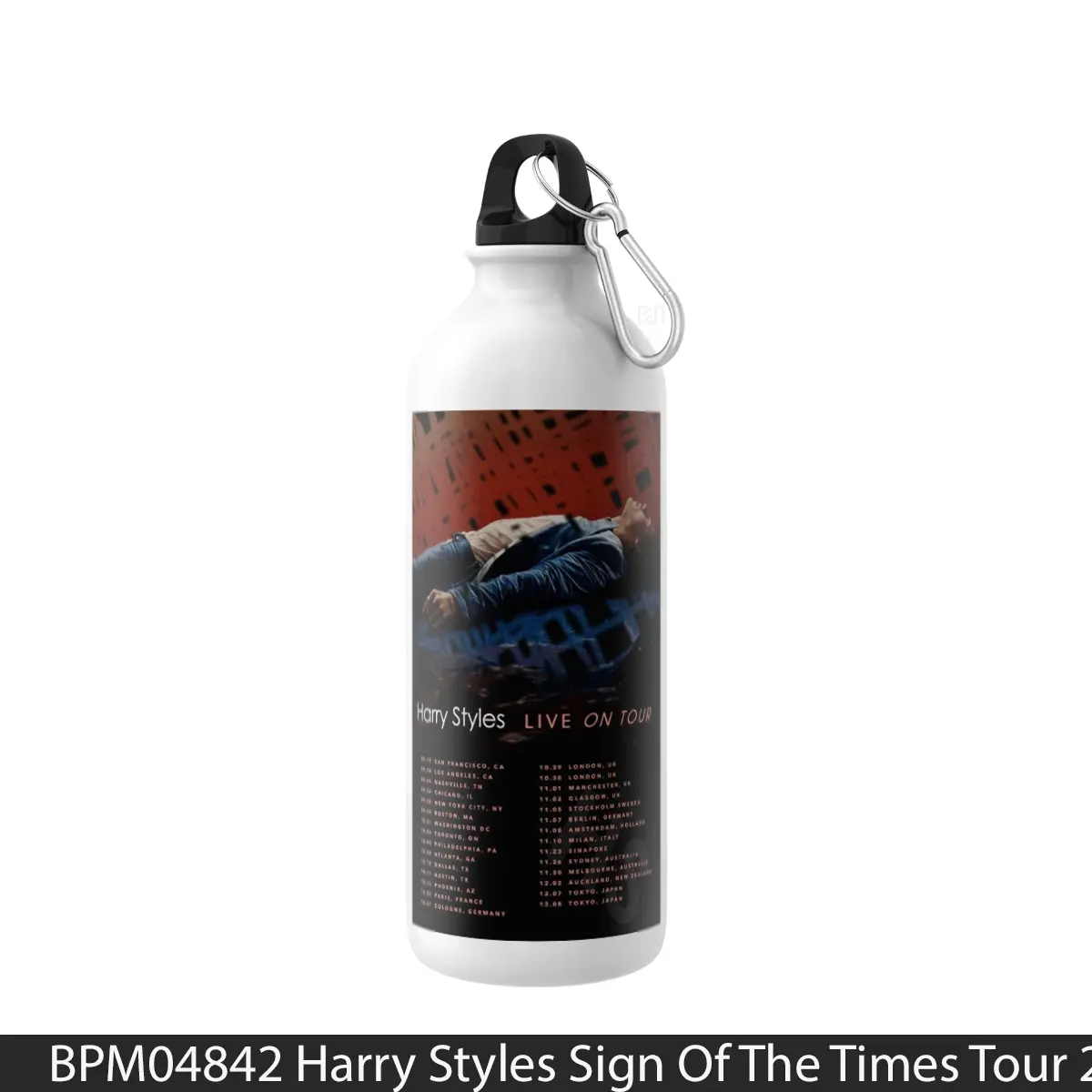 Botol Harry Styles Sign Of The Times Tour 2017 - Music Sport Bottle