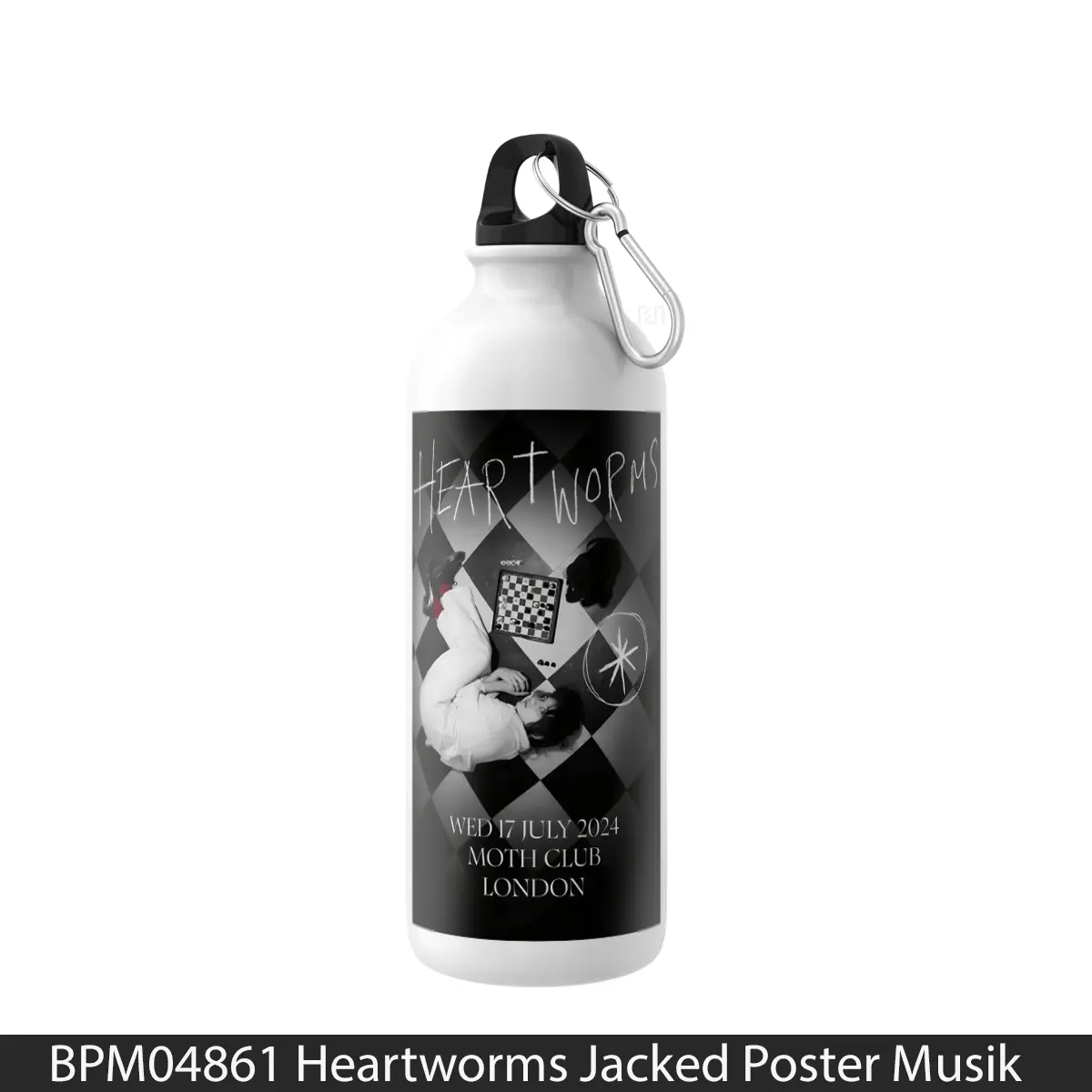 Botol Heartworms Jacked - Music Sport Bottle