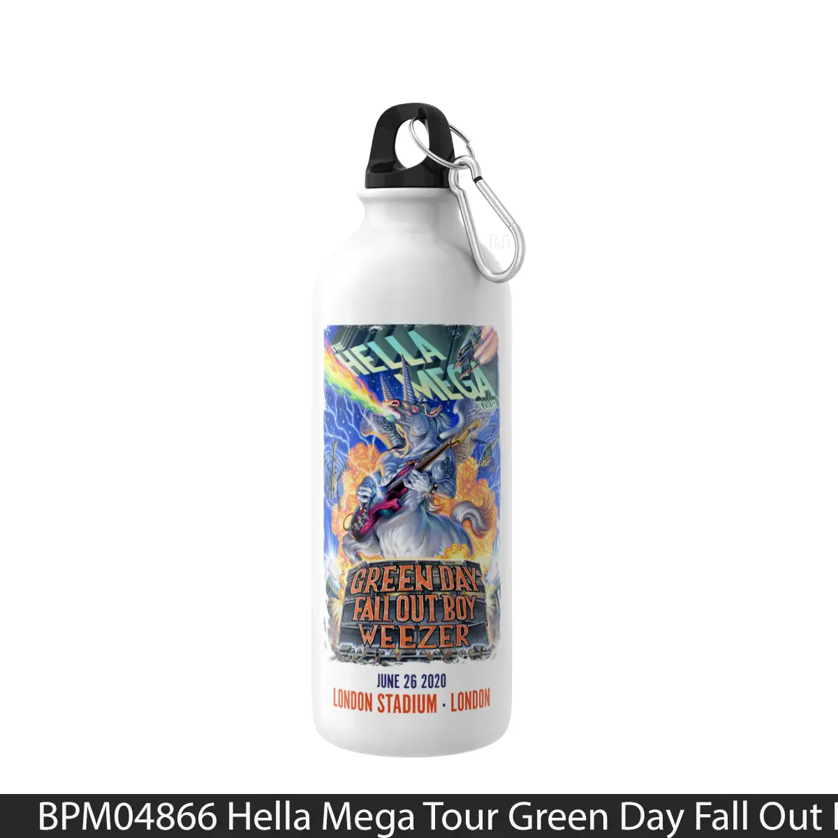 Botol Hella Mega Tour Green Day Fall Out Boy Weezer - Music Sport Bottle