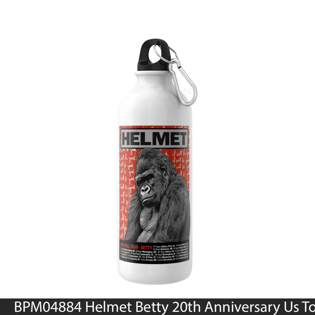 Botol Helmet Betty 20Th Anniversary Us Tour 2015 - Music Sport Bottle