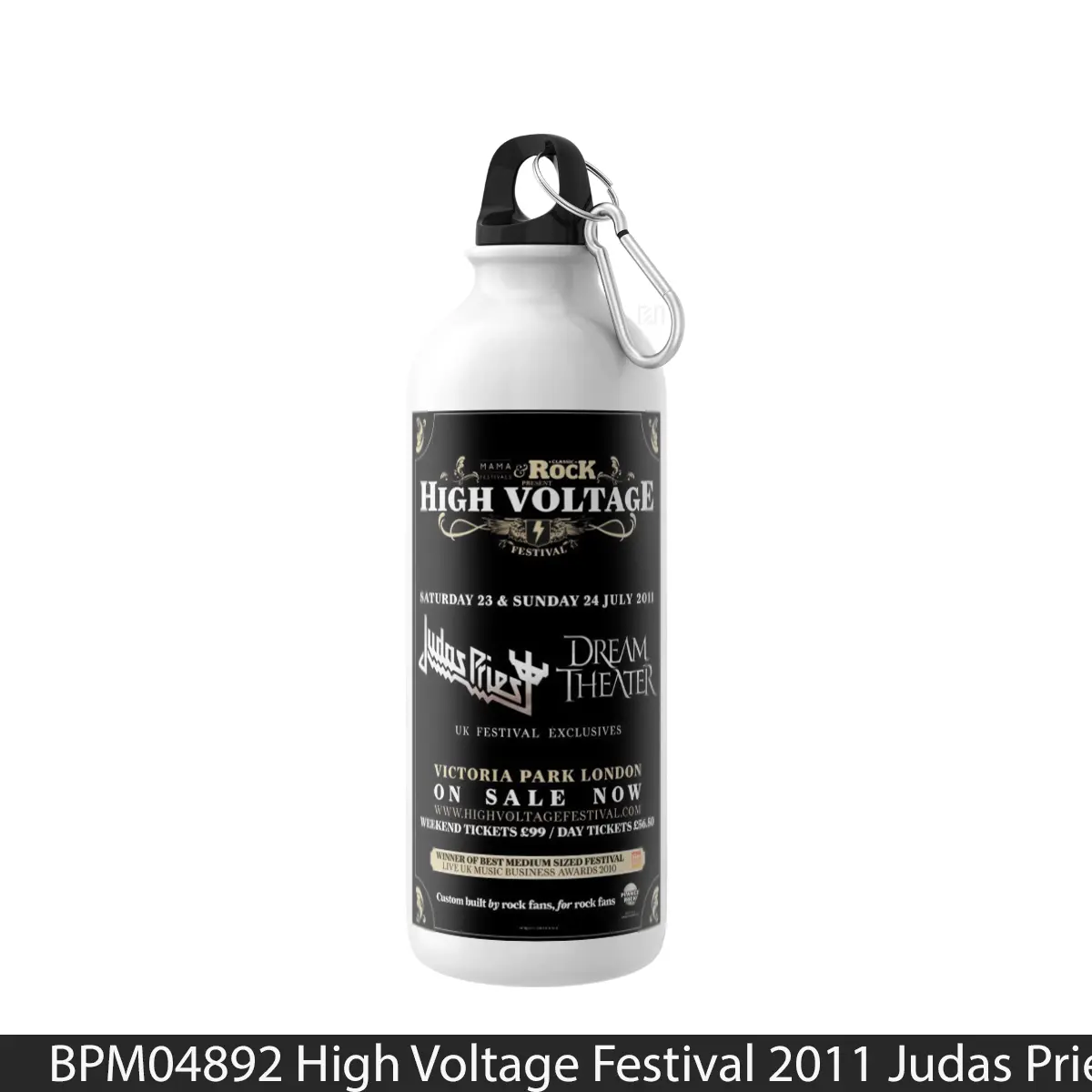 Botol High Voltage Festival 2011 Judas Priest Dream Thea - Music Sport Bottle