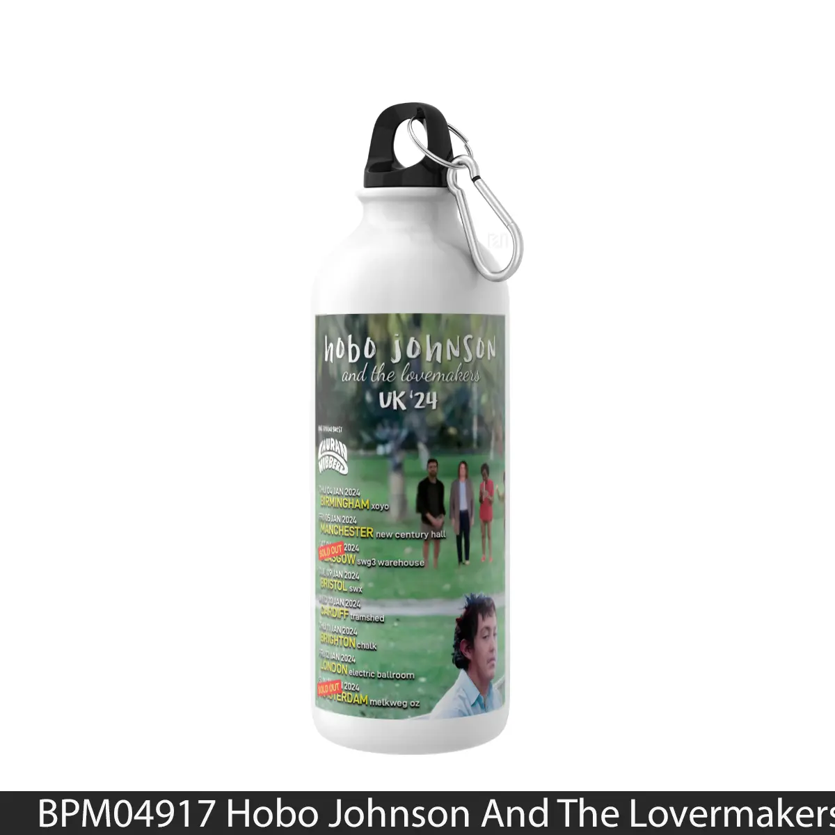 Botol Hobo Johnson And The Lovermakers 2024 Uk Tour Post - Music Sport Bottle