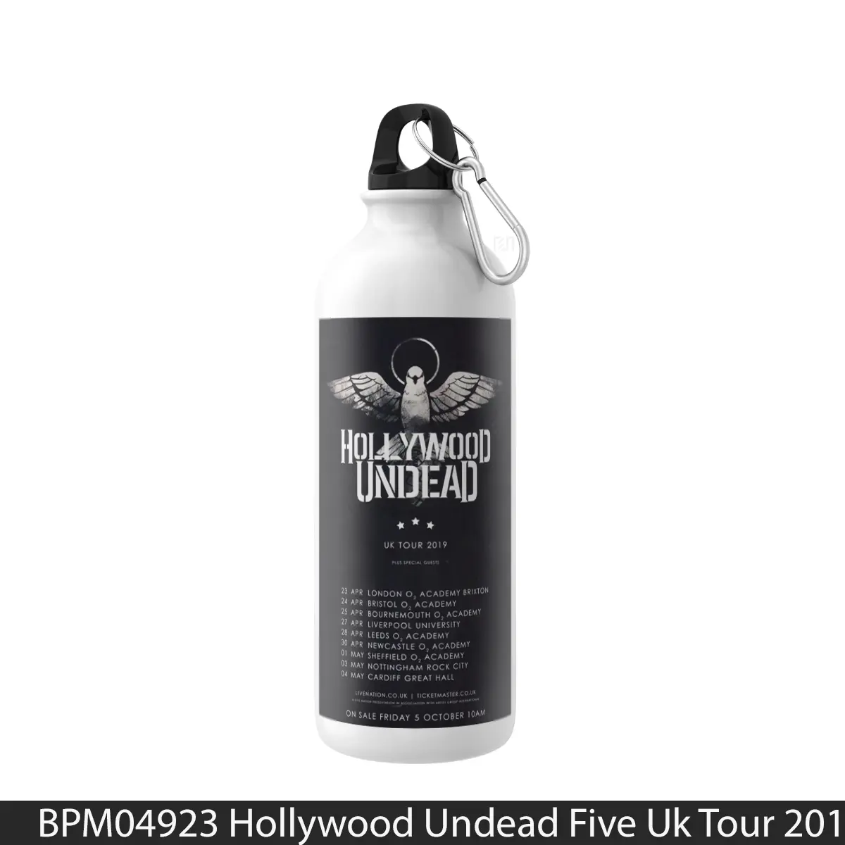 Botol Hollywood Undead Five Uk Tour 2019 - Music Sport Bottle