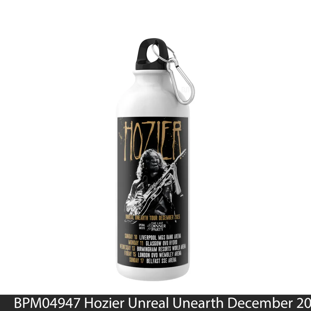 Botol Hozier Unreal Unearth December 2023 Uk Arena Tour - Music Sport Bottle