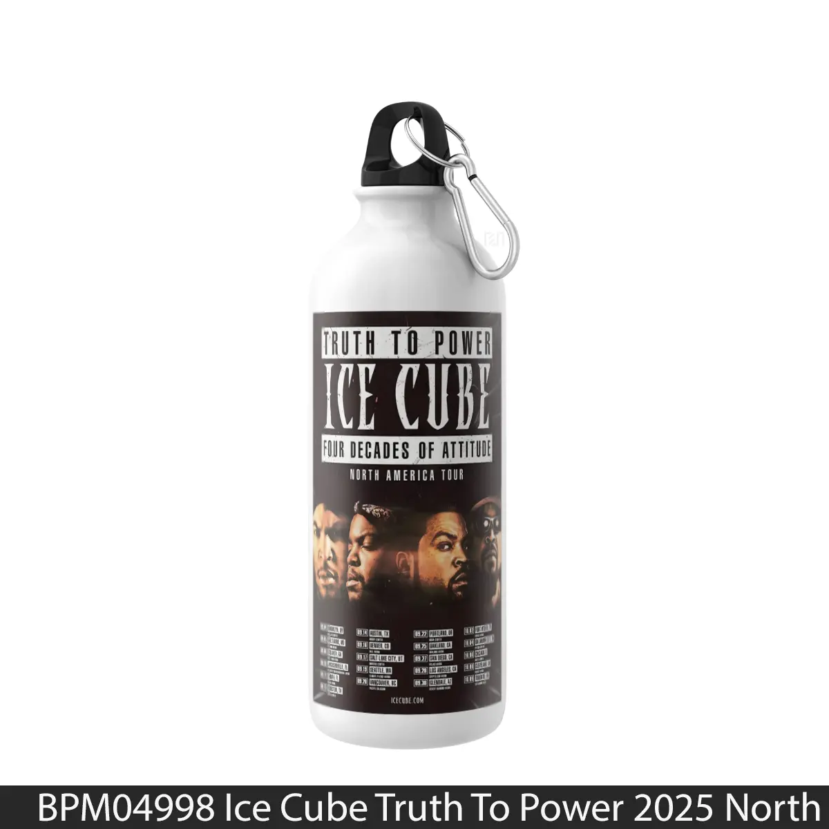 Botol Ice Cube Truth To Power 2025 North America Tour Po - Music Sport Bottle