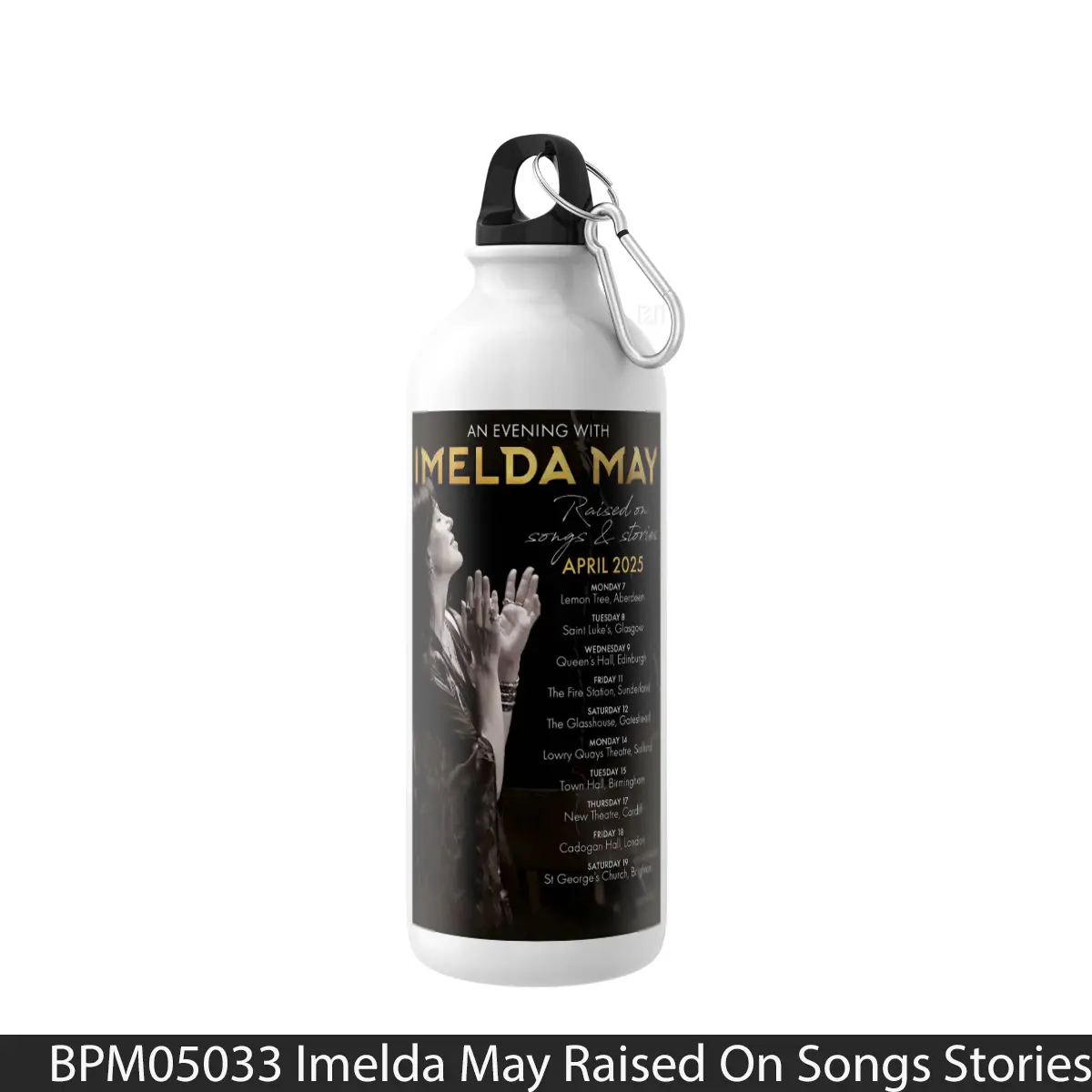 Botol Imelda May Raised On Songs Stories Uk Tour 2025 - Music Sport Bottle