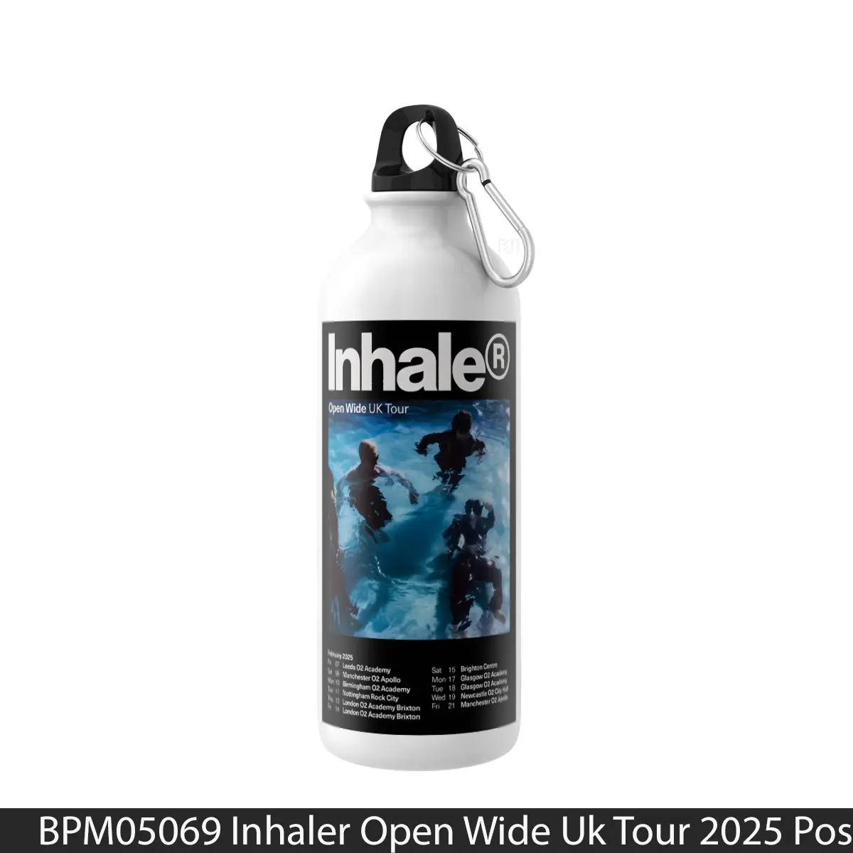 Botol Inhaler Open Wide Uk Tour 2025 - Music Sport Bottle