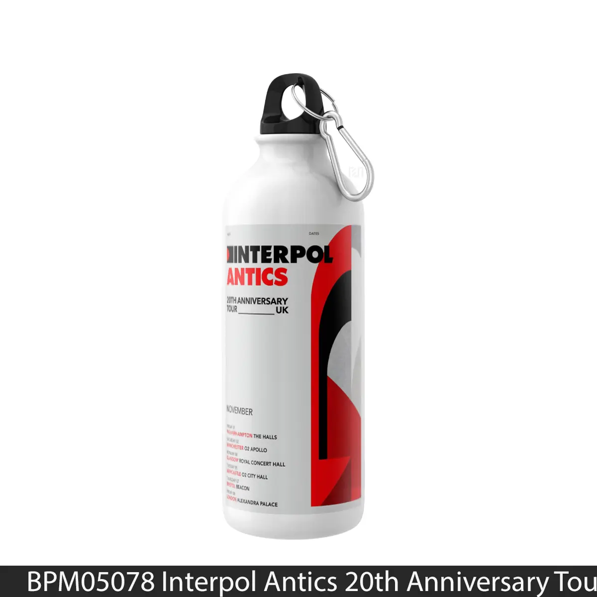 Botol Interpol Antics 20Th Anniversary Tour 2024 - Music Sport Bottle