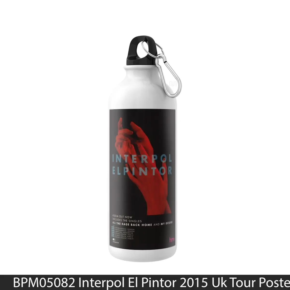 Botol Interpol El Pintor 2015 Uk Tour - Music Sport Bottle