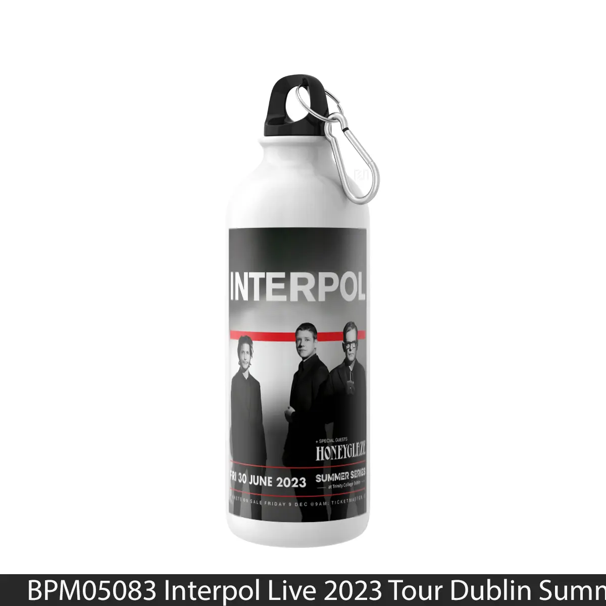 Botol Interpol Live 2023 Tour Dublin Summer Series - Music Sport Bottle