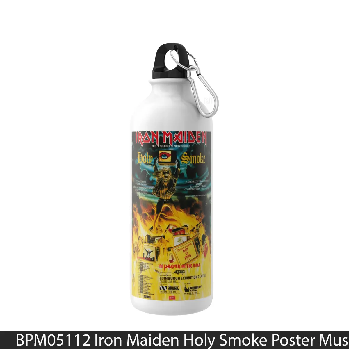 Botol Iron Maiden Holy Smoke - Music Sport Bottle