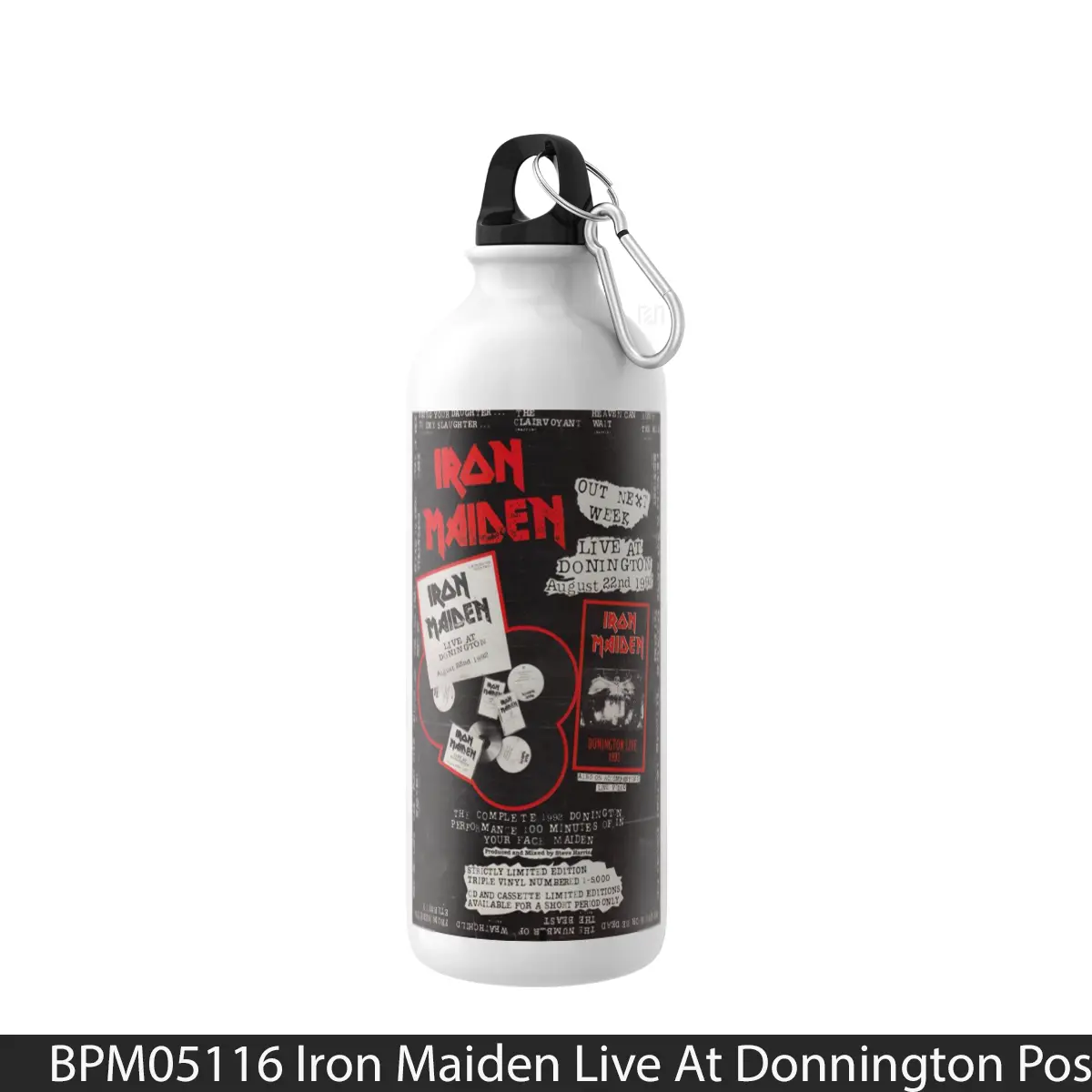 Botol Iron Maiden Live At Donnington - Music Sport Bottle