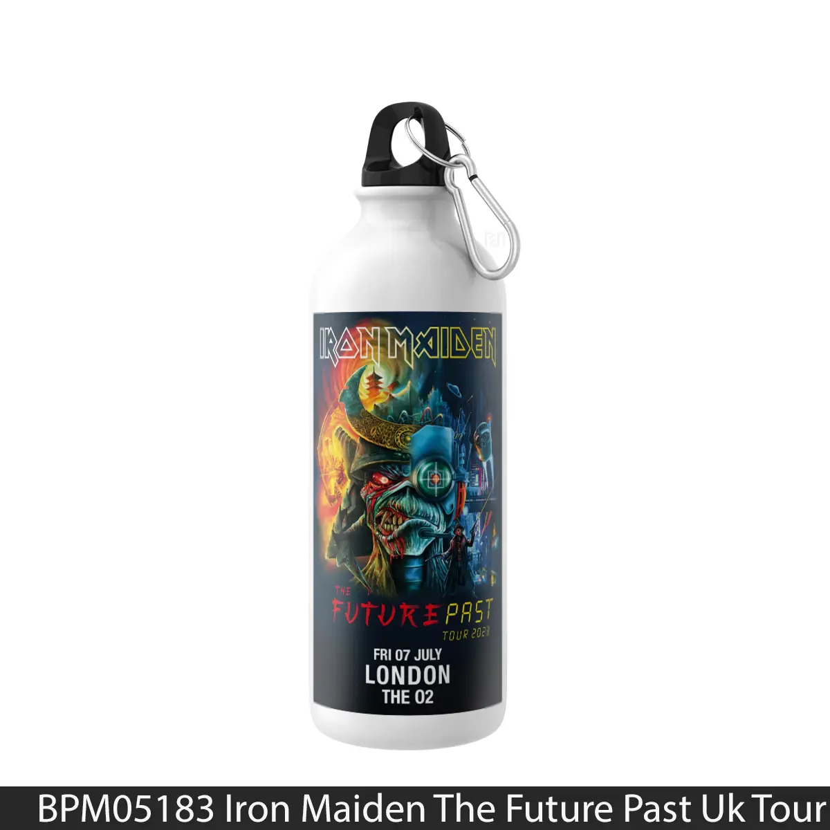 Botol Iron Maiden The Future Past Uk Tour 2023 London O2 - Music Sport Bottle