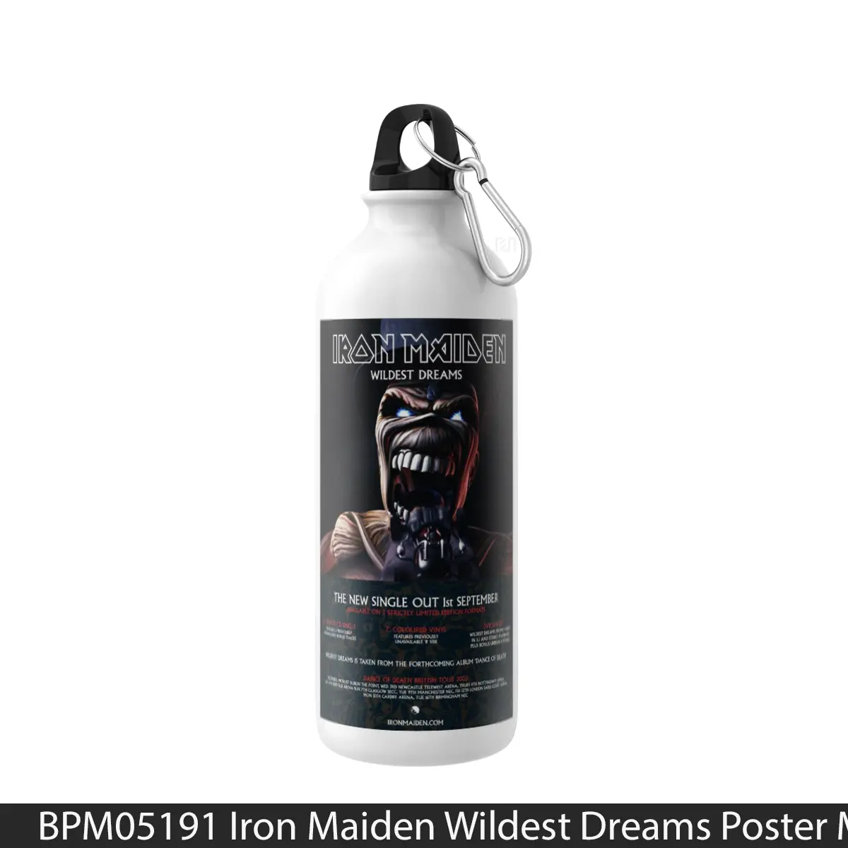 Botol Iron Maiden Wildest Dreams - Music Sport Bottle