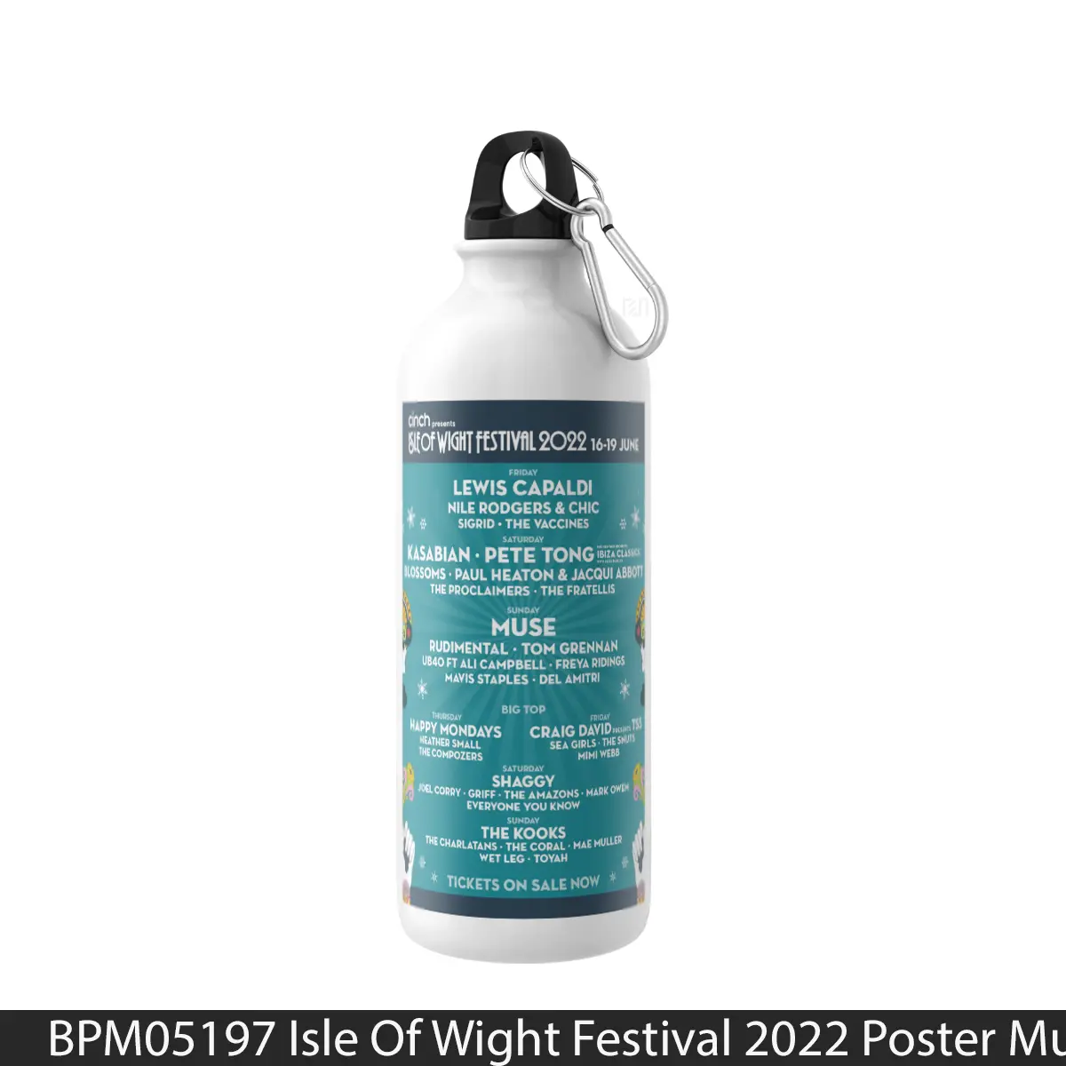 Botol Isle Of Wight Festival 2022 - Music Sport Bottle