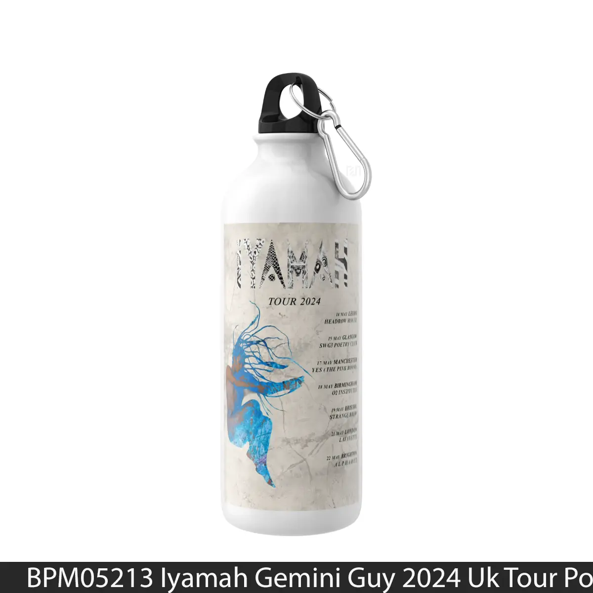 Botol Iyamah Gemini Guy 2024 Uk Tour - Music Sport Bottle
