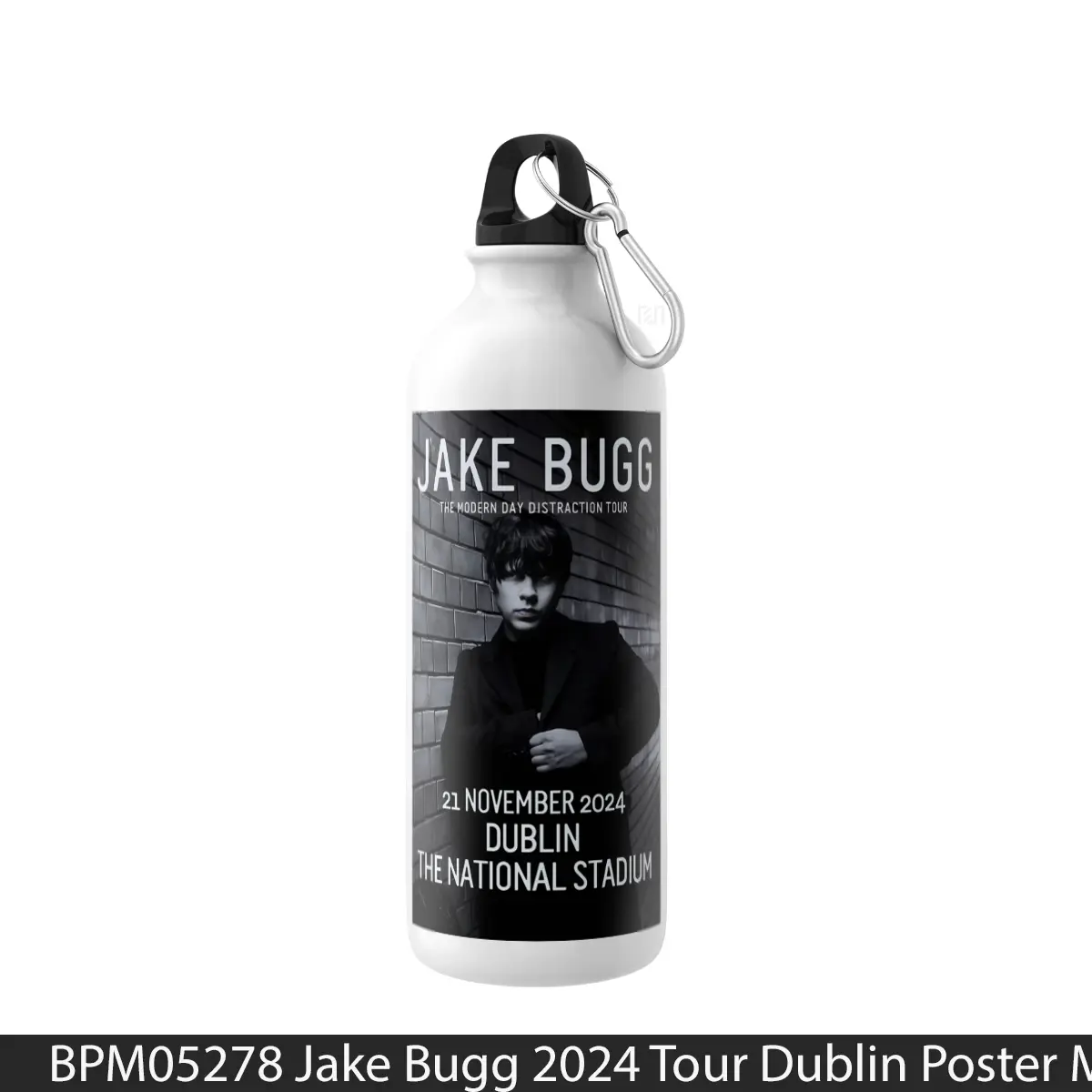 Botol Jake Bugg 2024 Tour Dublin - Music Sport Bottle