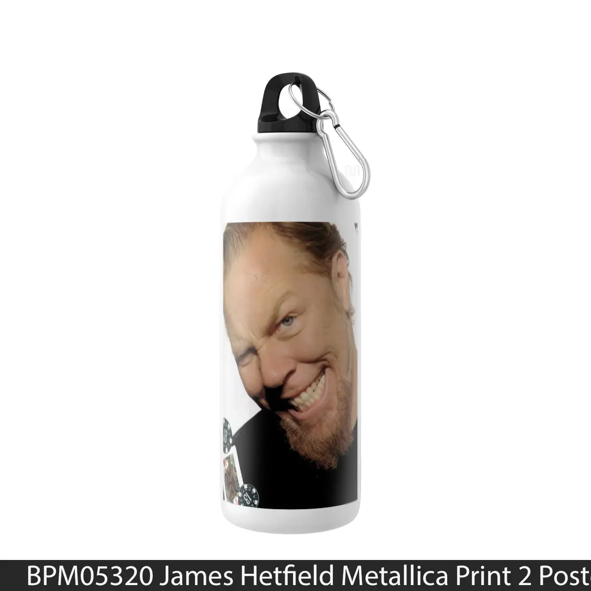 Botol James Hetfield Metallica Print 2 - Music Sport Bottle