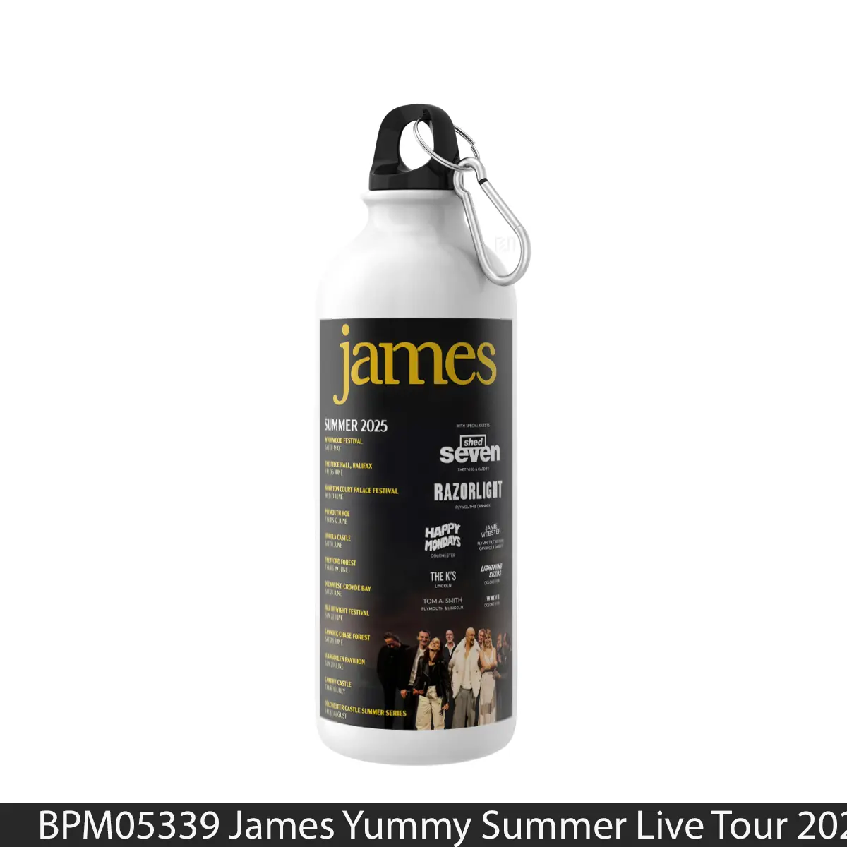 Botol James Yummy Summer Live Tour 2025 - Music Sport Bottle