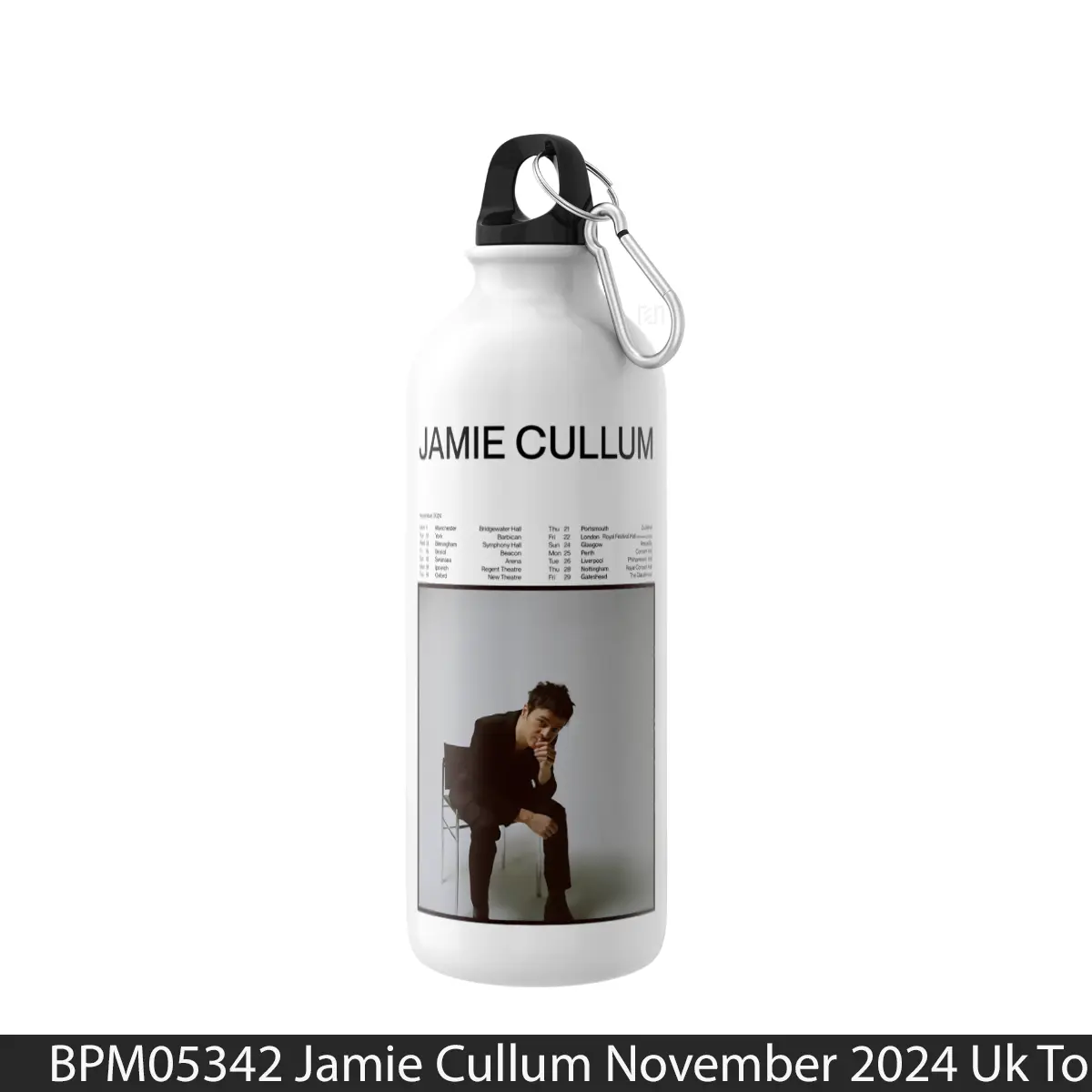 Botol Jamie Cullum November 2024 Uk Tour - Music Sport Bottle