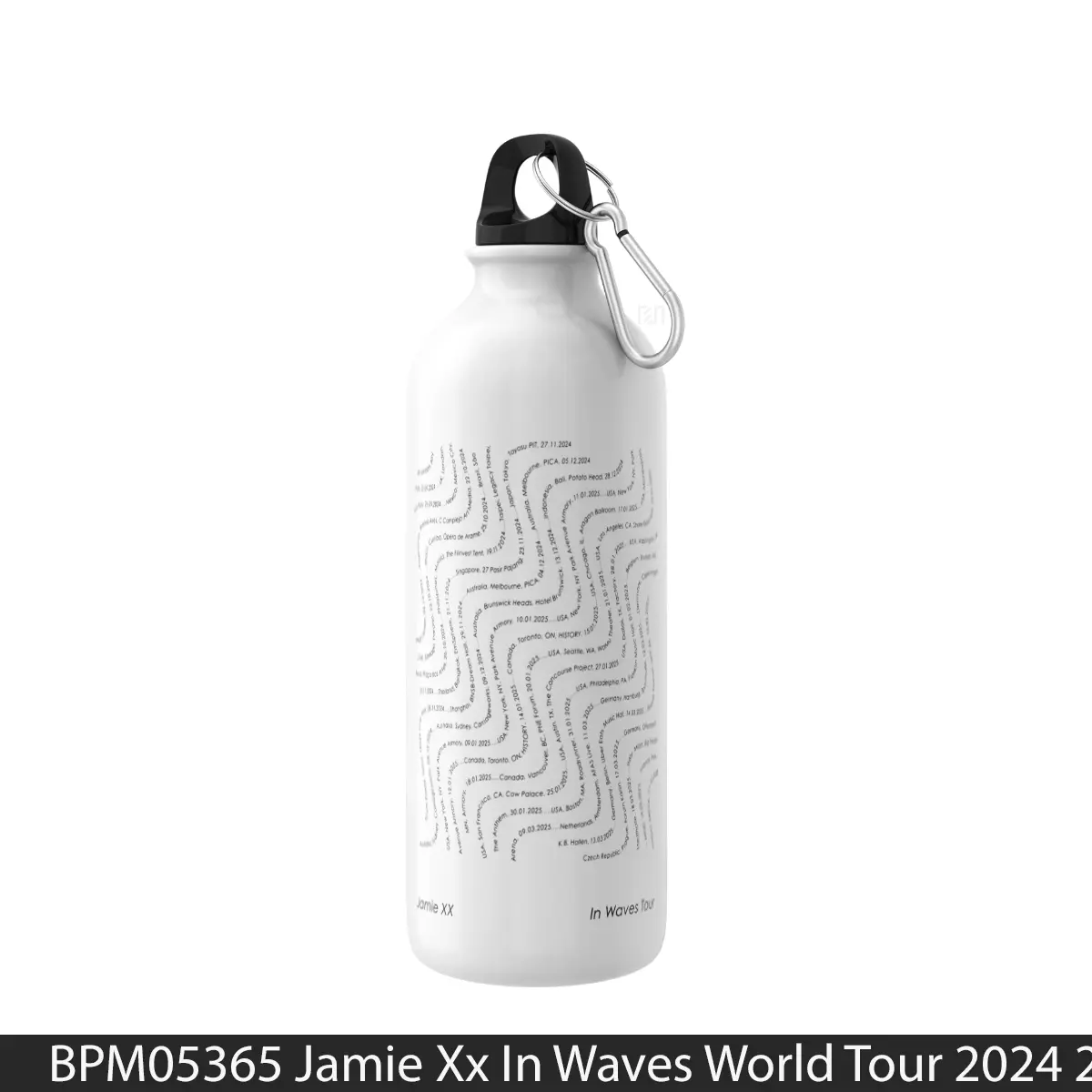 Botol Jamie Xx In Waves World Tour 2024 2025 Variant - Music Sport Bottle