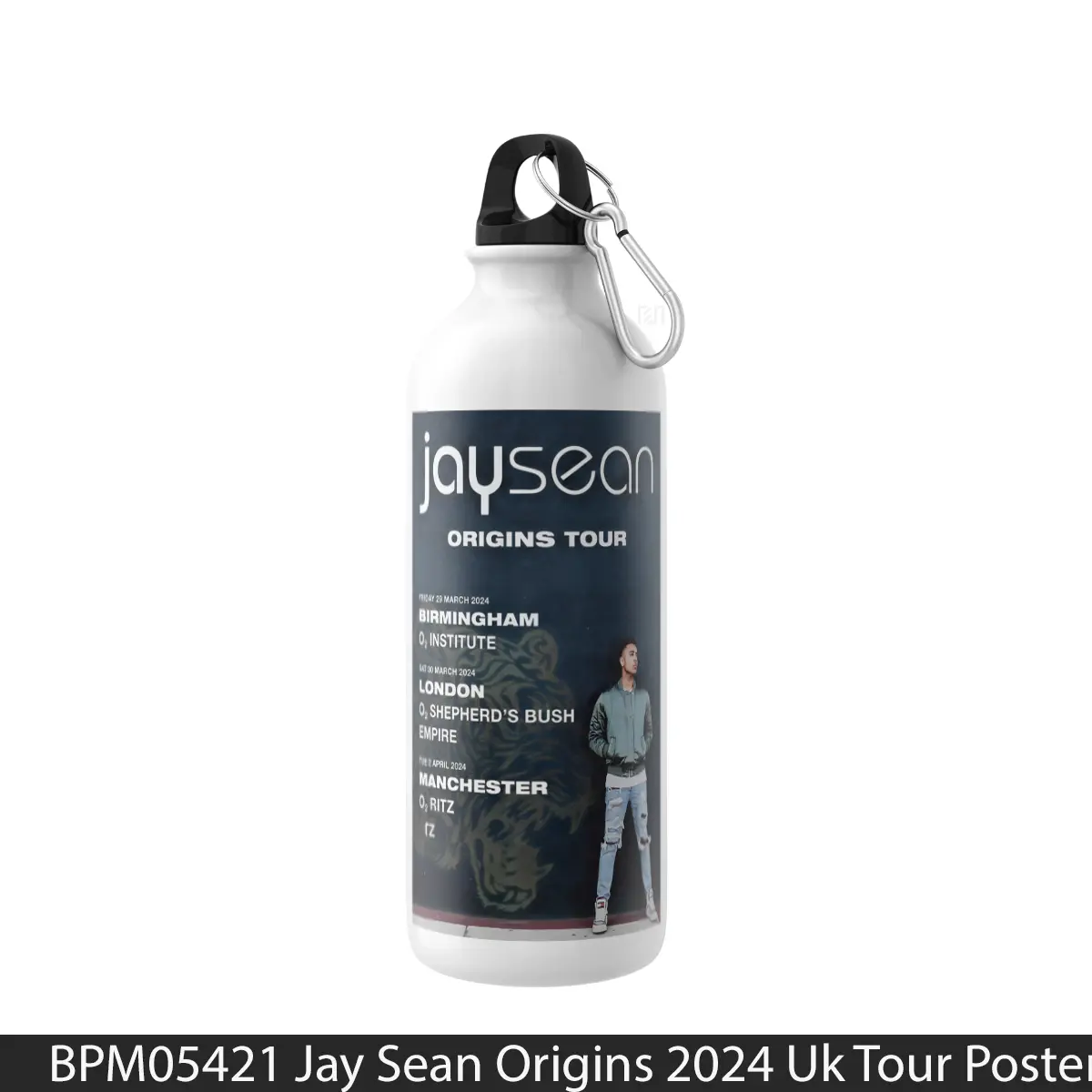Botol Jay Sean Origins 2024 Uk Tour - Music Sport Bottle