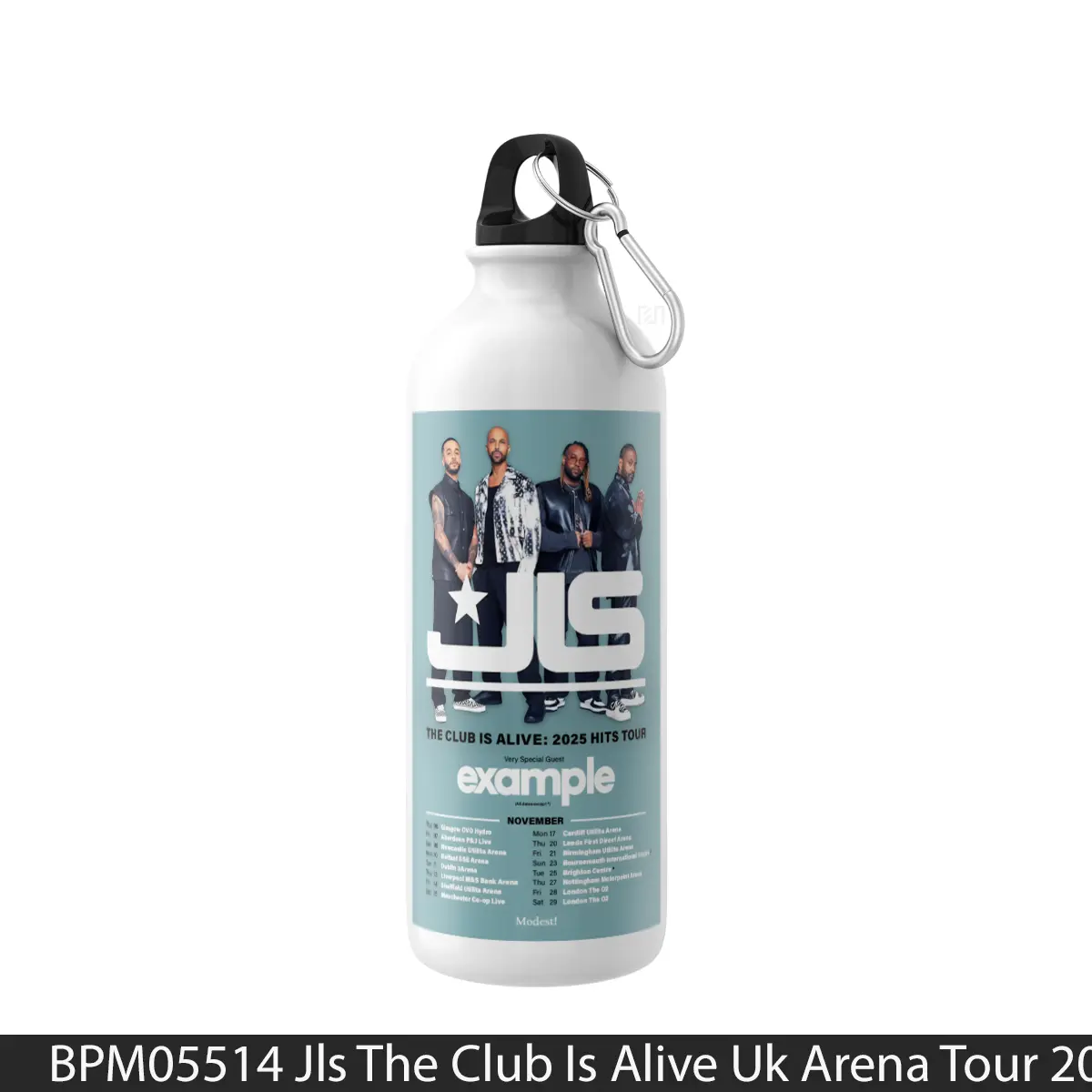 Botol Jls The Club Is Alive Uk Arena Tour 2025 - Music Sport Bottle