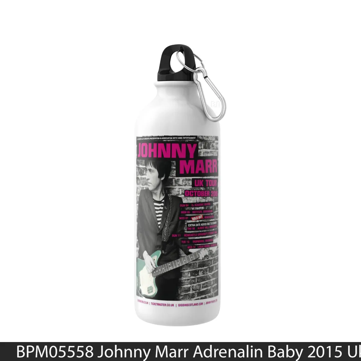 Botol Johnny Marr Adrenalin Baby 2015 Uk Tour - Music Sport Bottle