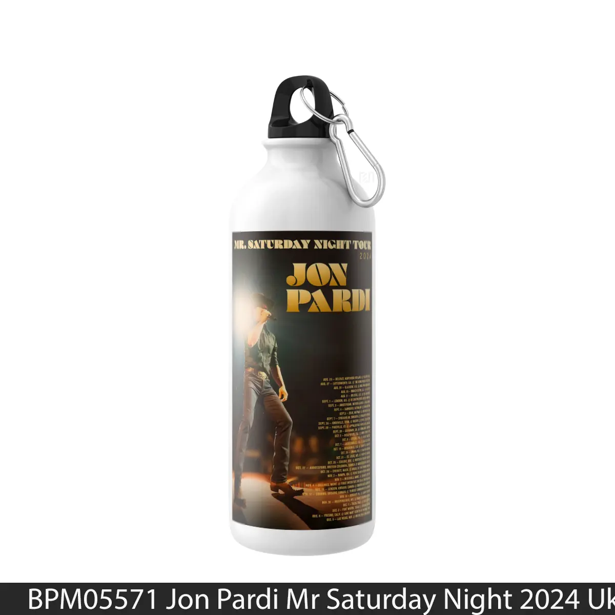 Botol Jon Pardi Mr Saturday Night 2024 Uk Europe - Music Sport Bottle