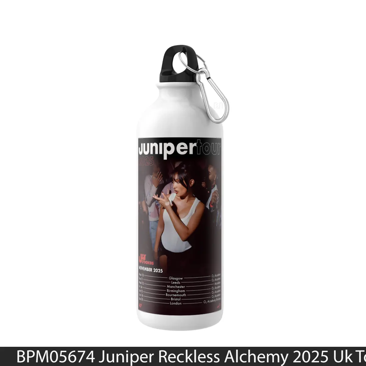 Botol Juniper Reckless Alchemy 2025 Uk Tour - Music Sport Bottle